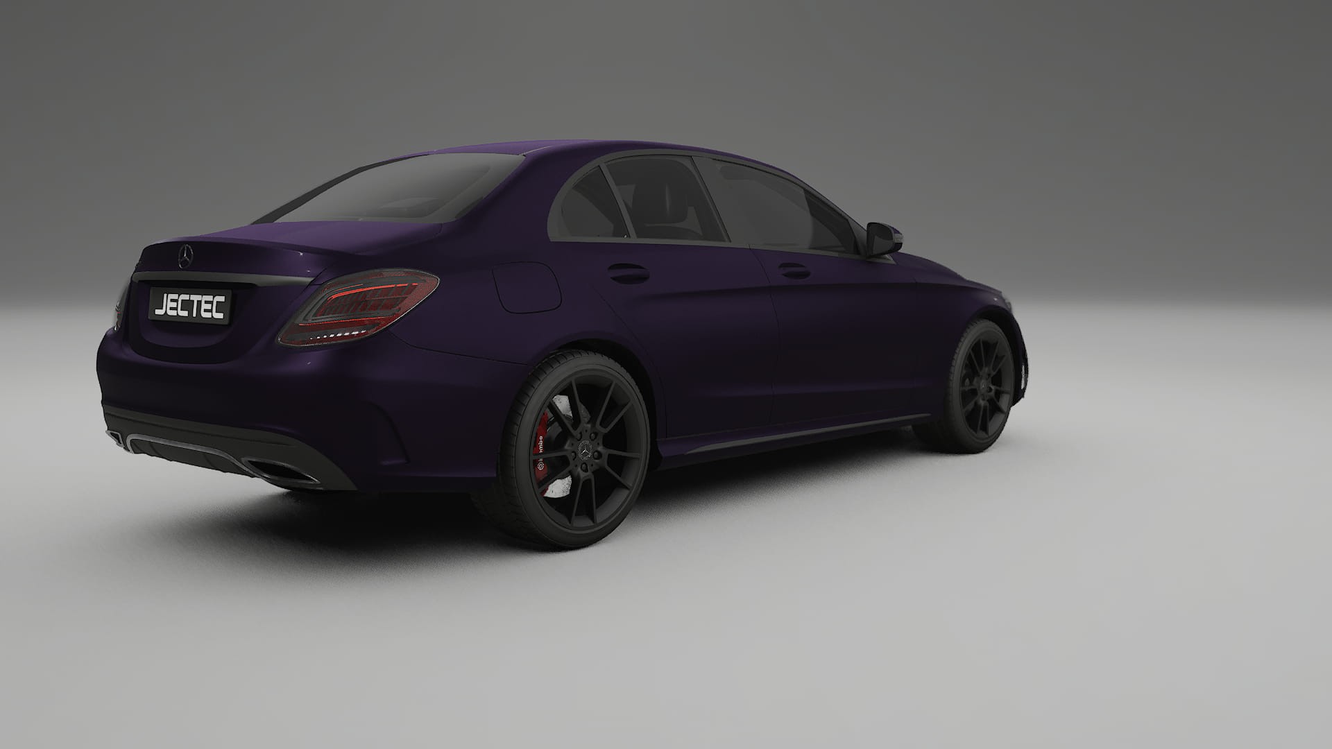Mercedes C-Class W205 AMG sedan TPU Paint Protection Film | VIOLET Color Change PPF Full Pre-Cut Kit
