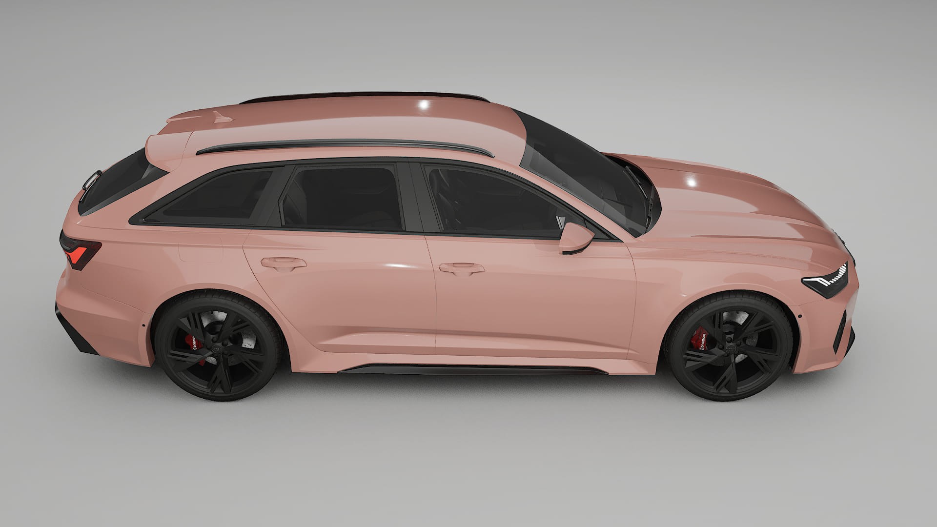 Audi RS6 Avant C8 facelift LCI TPU Paint Protection Film | BLUSH Color Change PPF Full Pre-Cut Kit