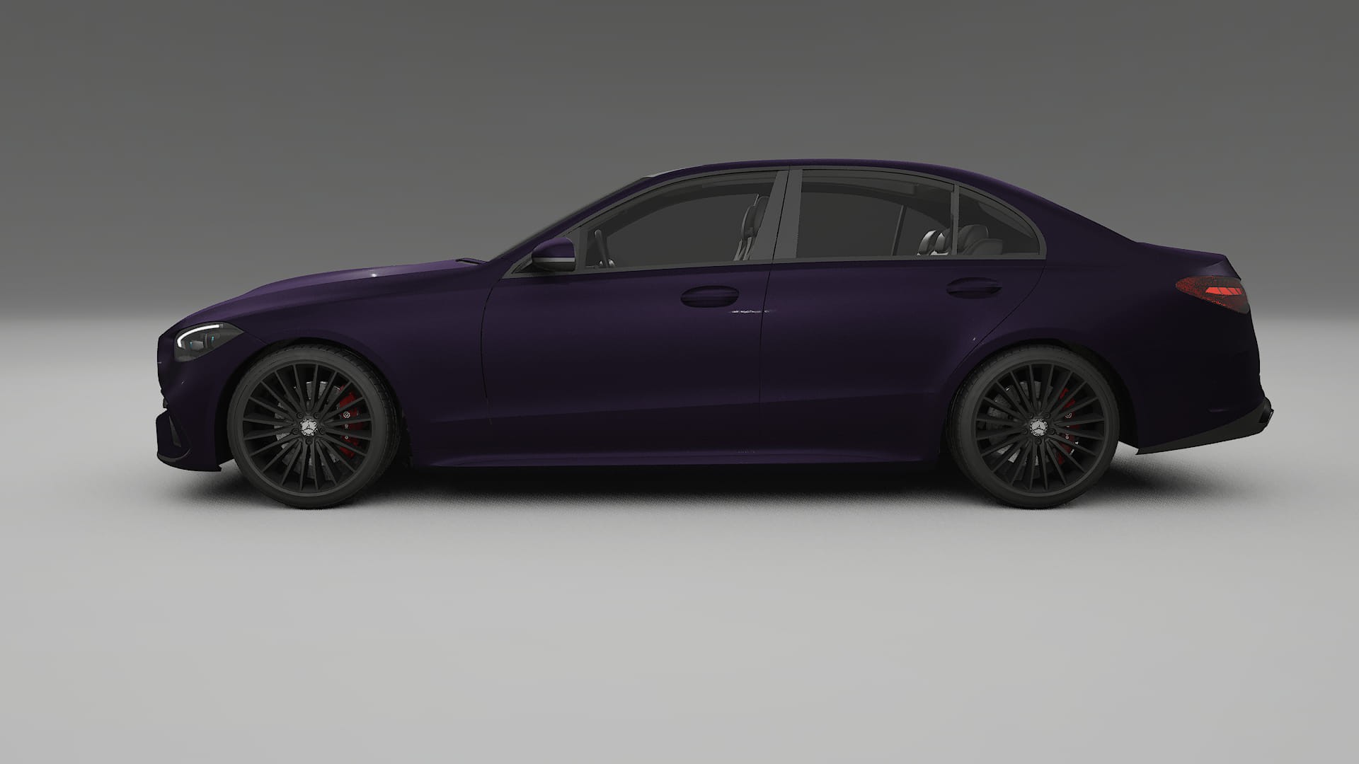 Mercedes C-Class W206 TPU Paint Protection Film | VIOLET Color Change PPF Full Pre-Cut Kit