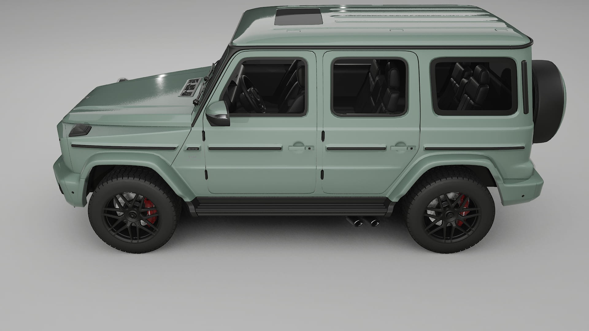 Mercedes G63 AMG W463A TPU Paint Protection Film | CINDER Color Change PPF Full Pre-Cut Kit