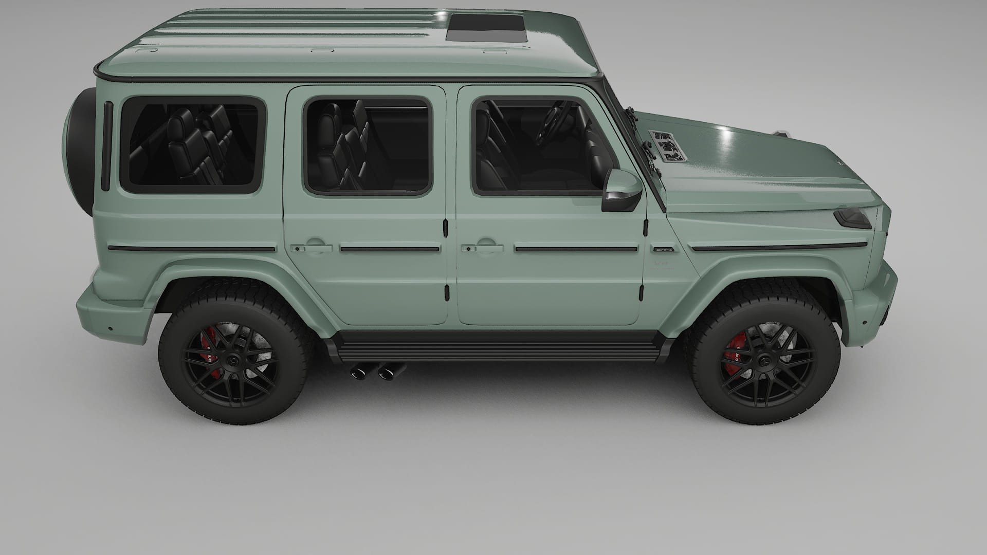 Mercedes G63 AMG W463A TPU Paint Protection Film | CINDER Color Change PPF Full Pre-Cut Kit