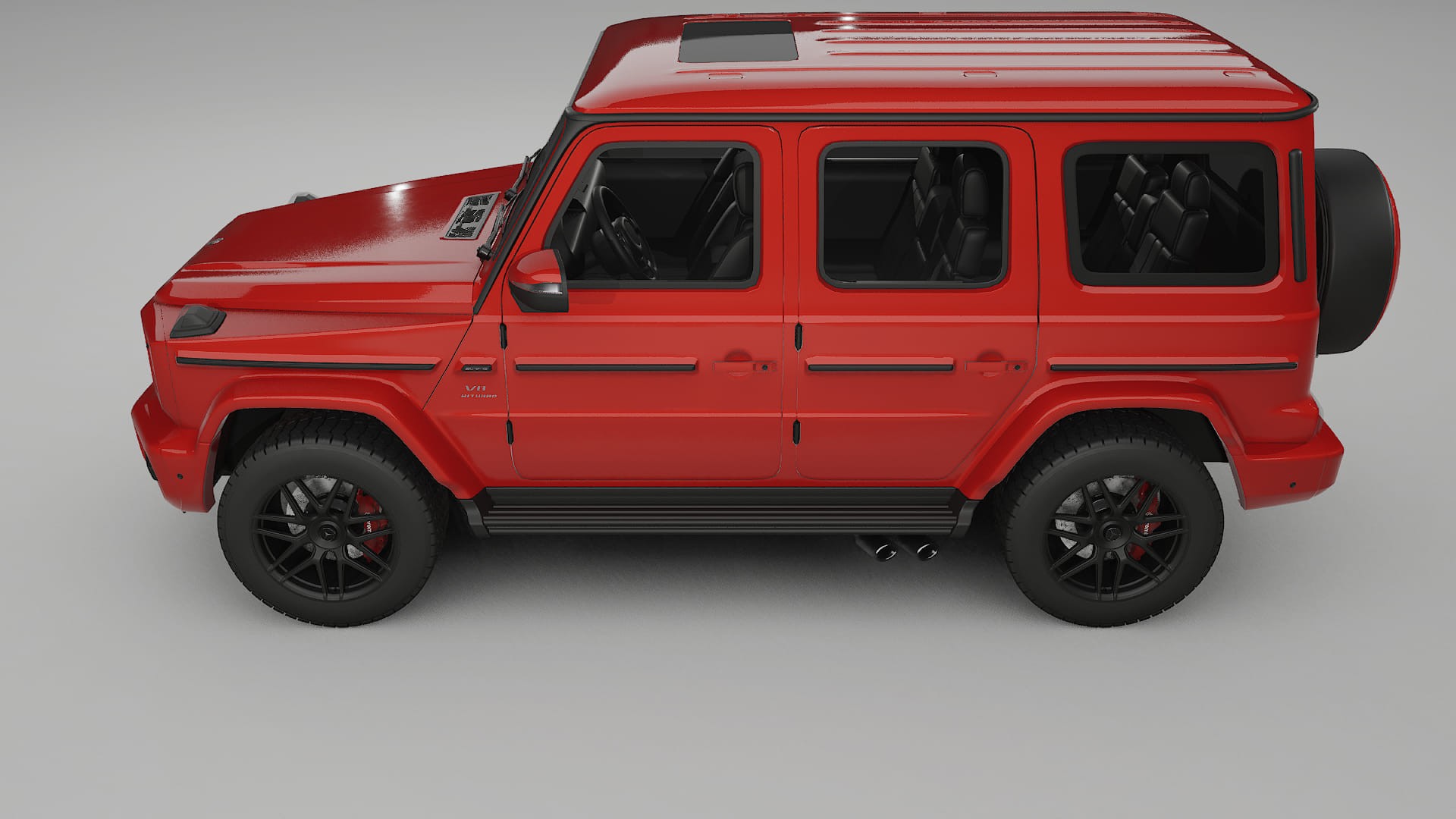 Mercedes G63 AMG W463A TPU Paint Protection Film | BLAZE Color Change PPF Full Pre-Cut Kit