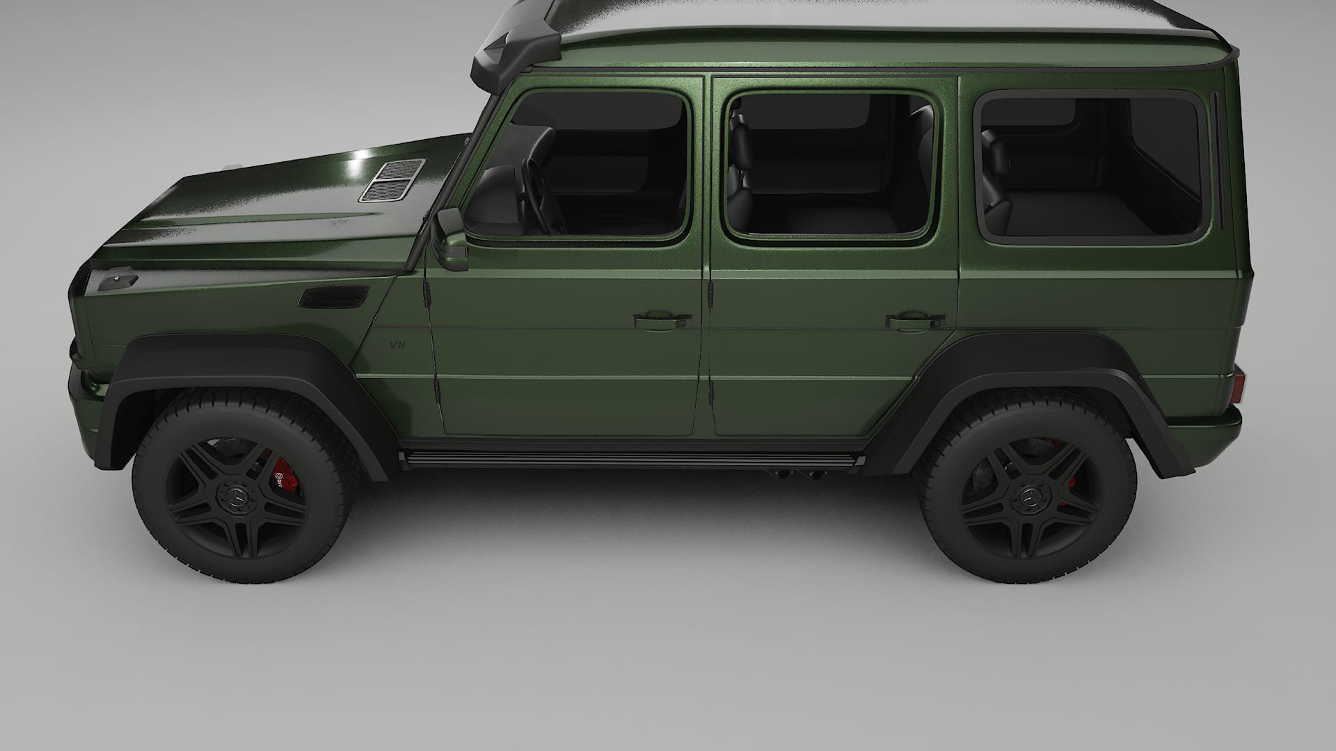 Mercedes G-class 4x4 W463 TPU Paint Protection Film | LAGOON Color Change PPF Full Pre-Cut Kit