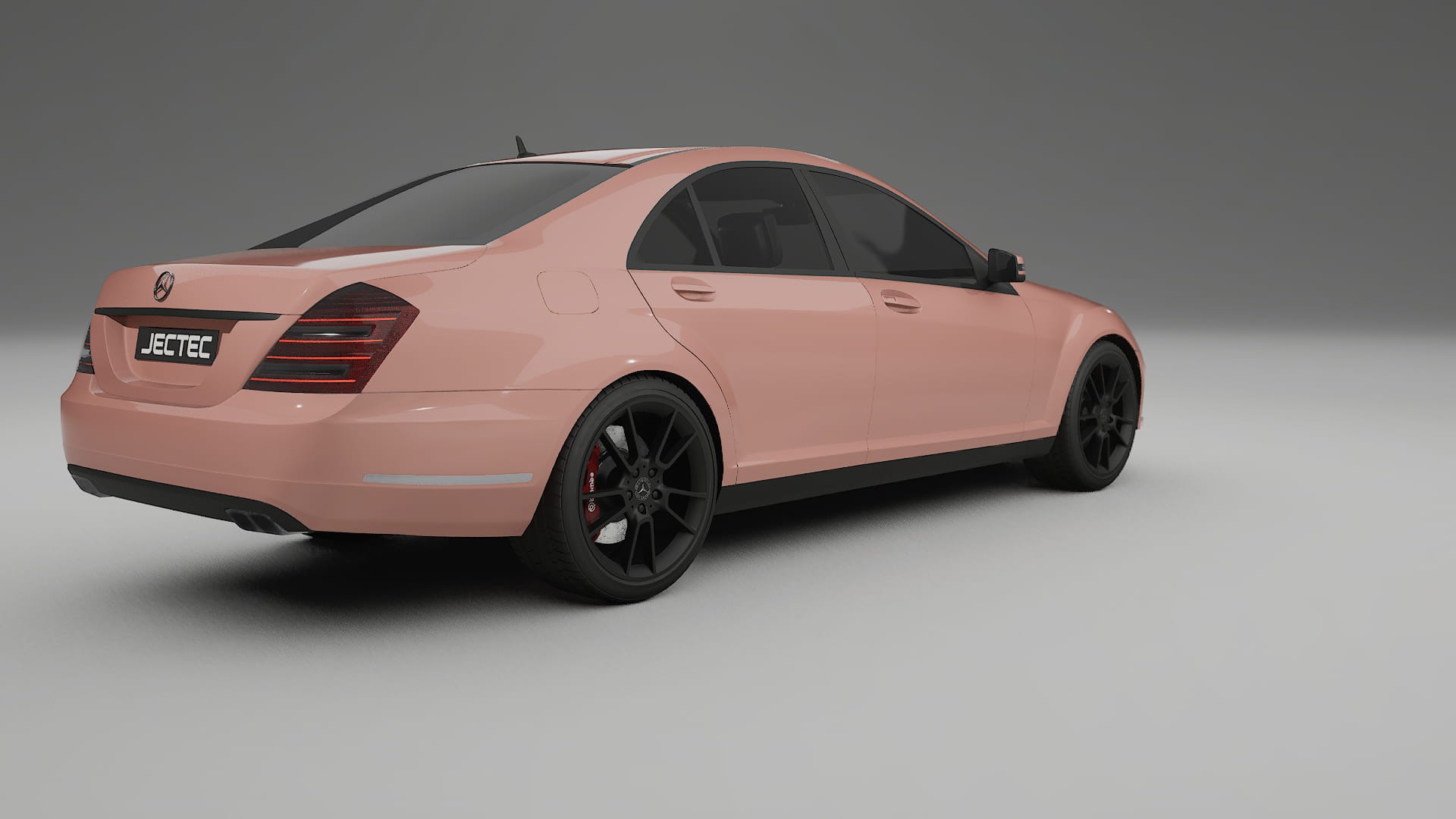 Mercedes S-class W221 facelift LCI TPU Paint Protection Film | BLUSH Color Change PPF Full Pre-Cut Kit
