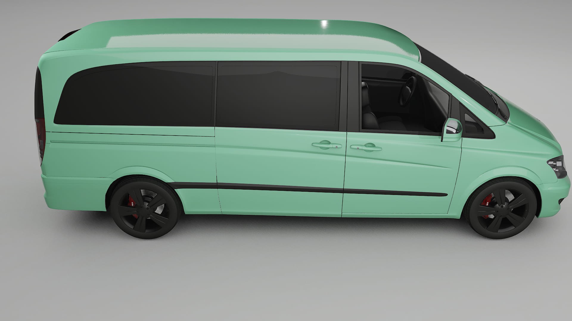 Mercedes Viano Extralong W439 Facelift LCI TPU Paint Protection Film | DUSTY Color Change PPF Full Pre-Cut Kit