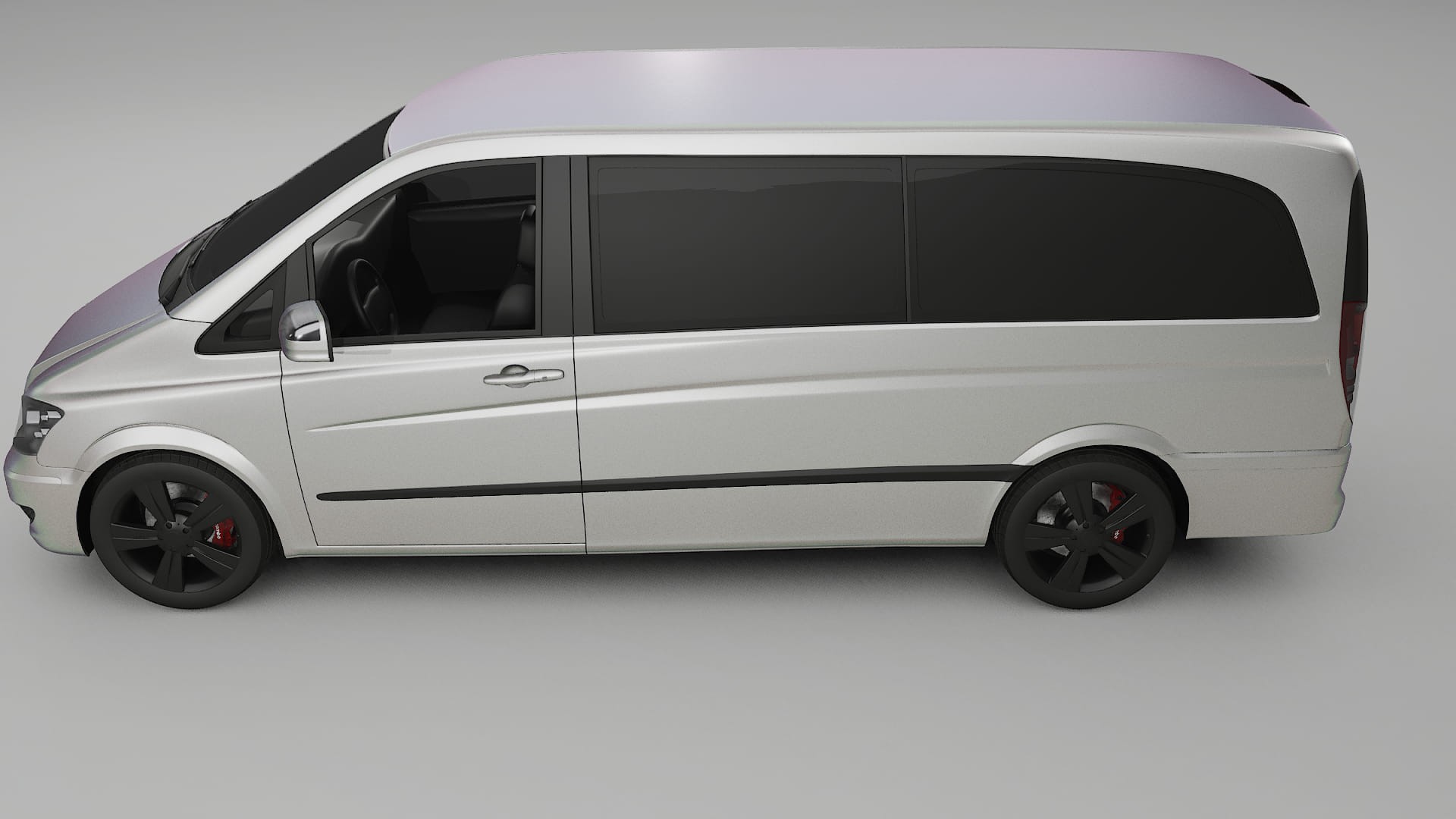 Mercedes Viano Extralong W439 Facelift LCI TPU Paint Protection Film | NEBULA Color Change PPF Full Pre-Cut Kit