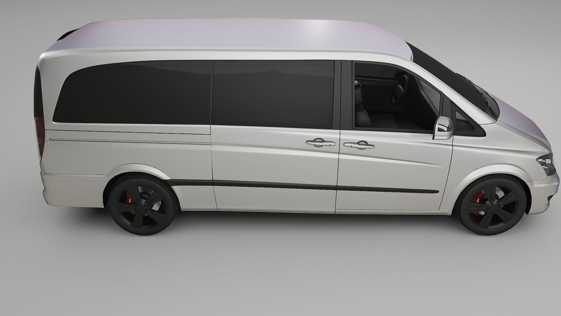 Mercedes Viano Extralong W439 Facelift LCI TPU Paint Protection Film | NEBULA Color Change PPF Full Pre-Cut Kit