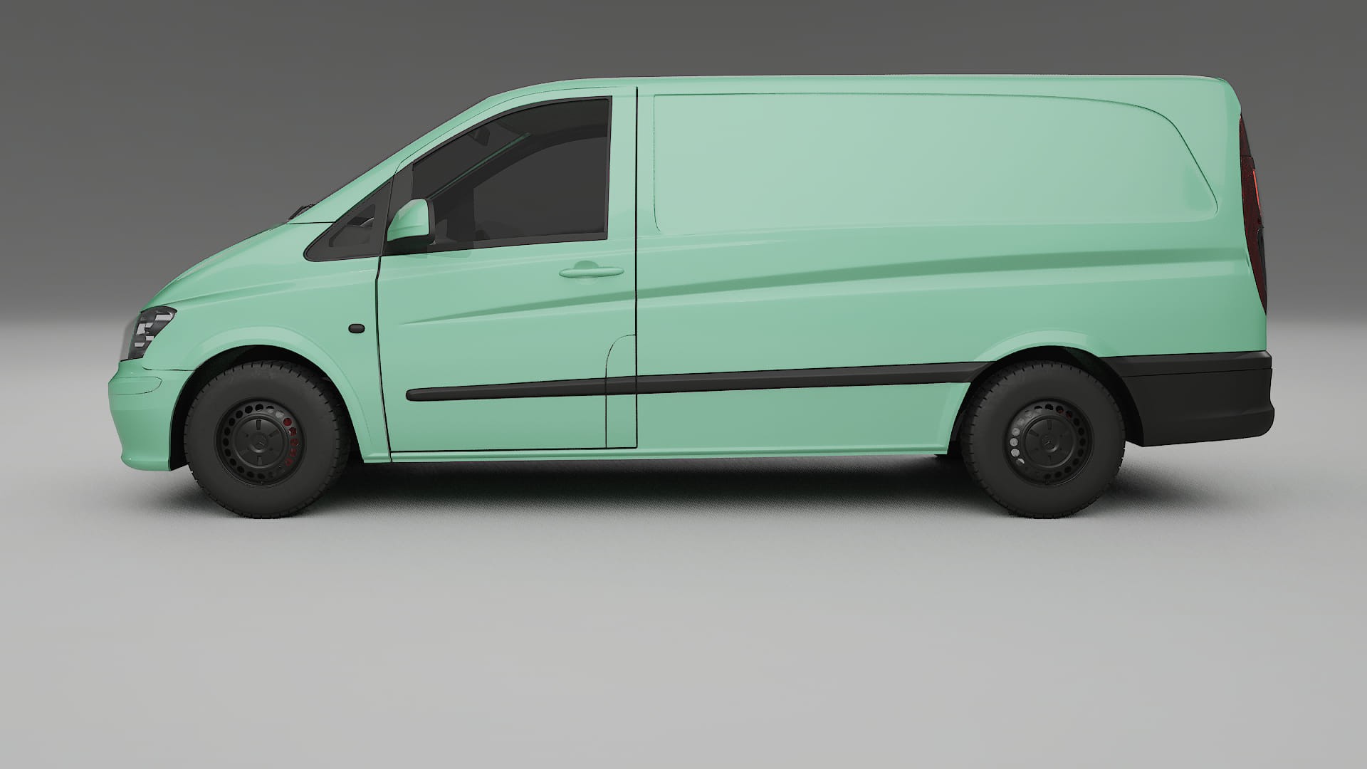 Mercedes Vito Short W639 facelift LCI TPU Paint Protection Film | DUSTY Color Change PPF Full Pre-Cut Kit