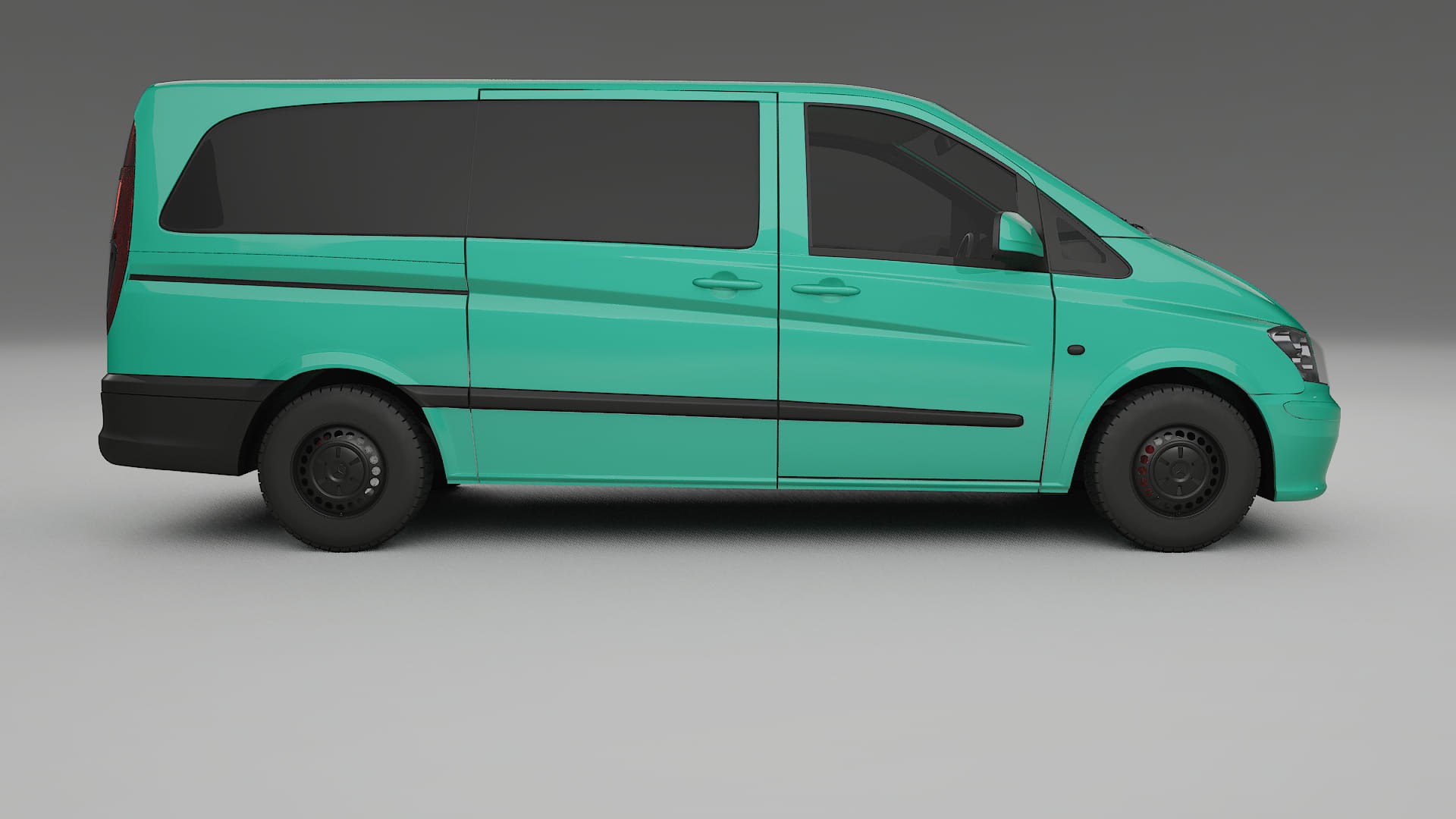 Mercedes Vito Short W639 facelift LCI TPU Paint Protection Film | JEWEL Color Change PPF Full Pre-Cut Kit