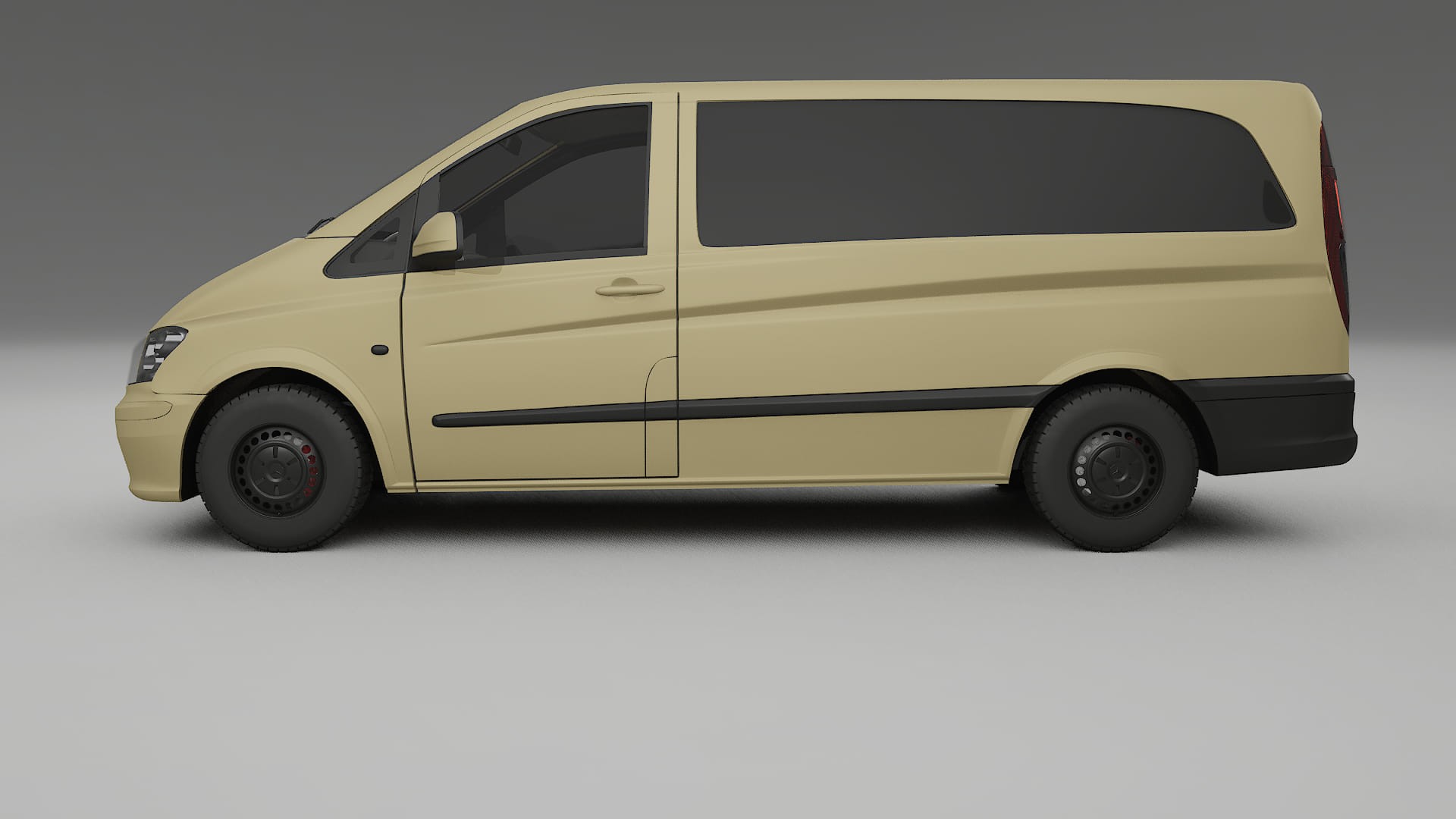 Mercedes Vito Short W639 facelift LCI TPU Paint Protection Film | SAND Color Change PPF Full Pre-Cut Kit