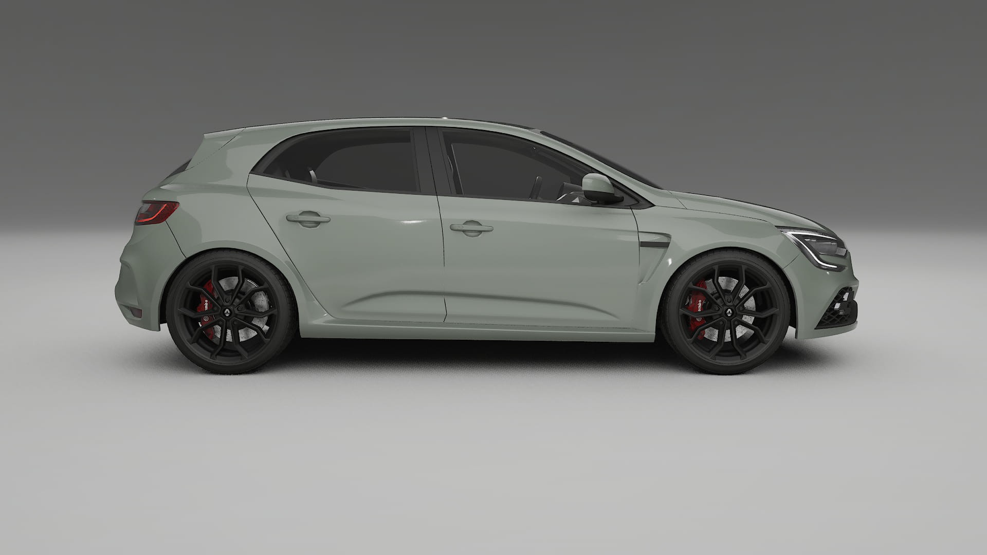 Renault Megane RS IV TPU Paint Protection Film | SLATE Color Change PPF Full Pre-Cut Kit