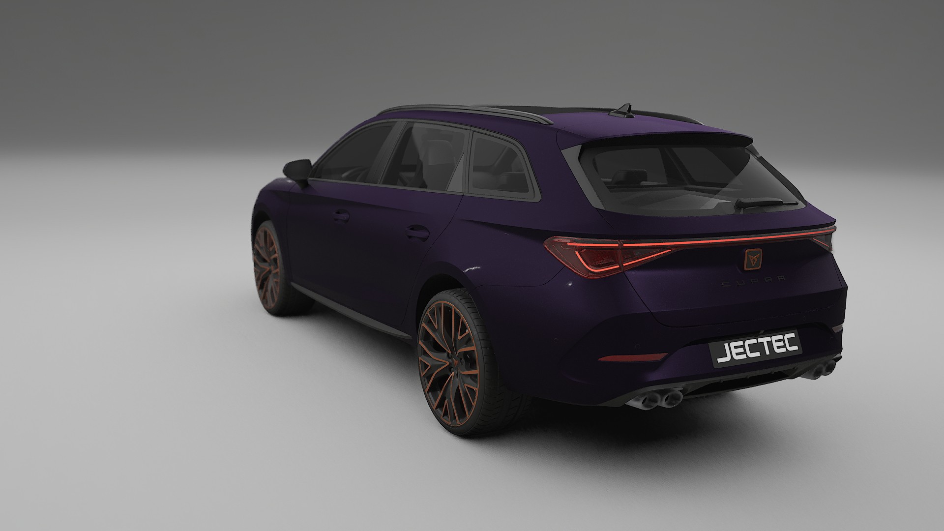 Seat Leon Cupra KL TPU Paint Protection Film | VIOLET Color Change PPF Full Pre-Cut Kit