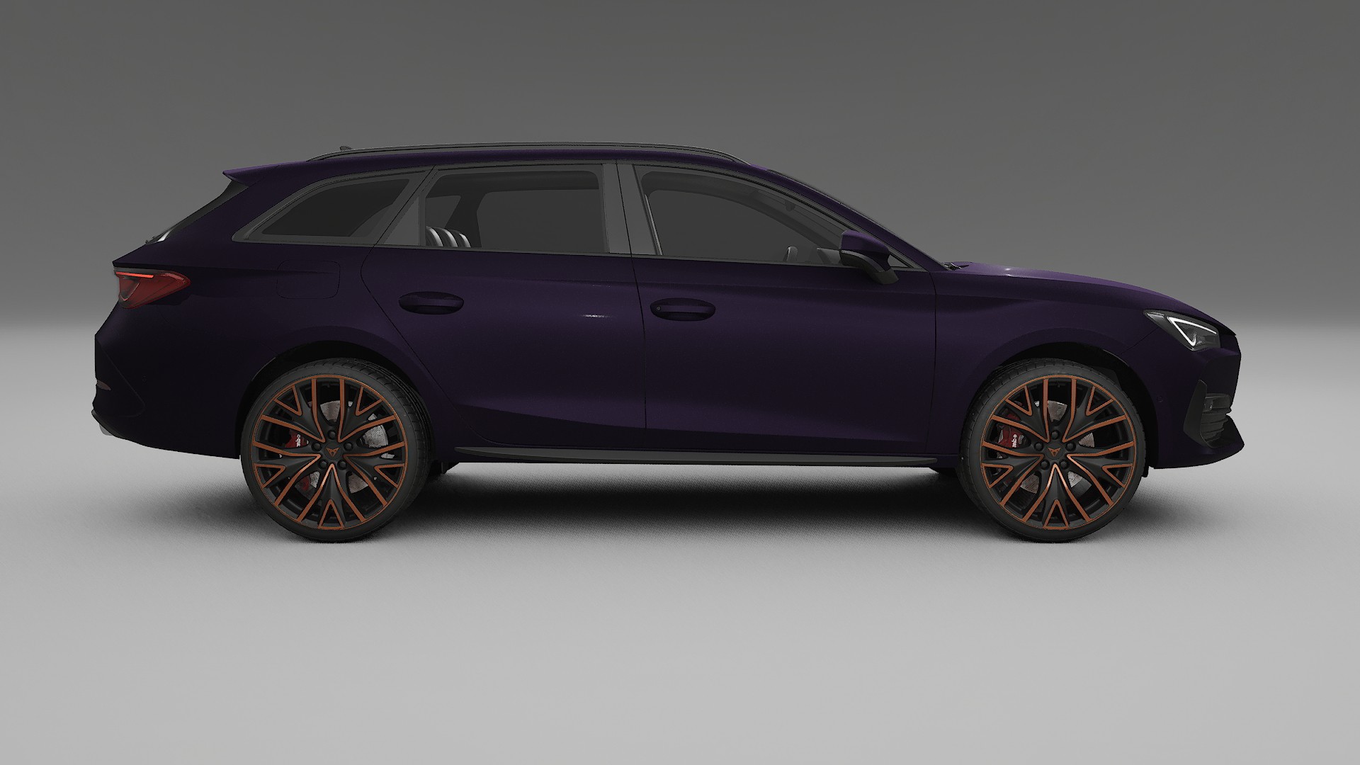 Seat Leon Cupra KL TPU Paint Protection Film | VIOLET Color Change PPF Full Pre-Cut Kit