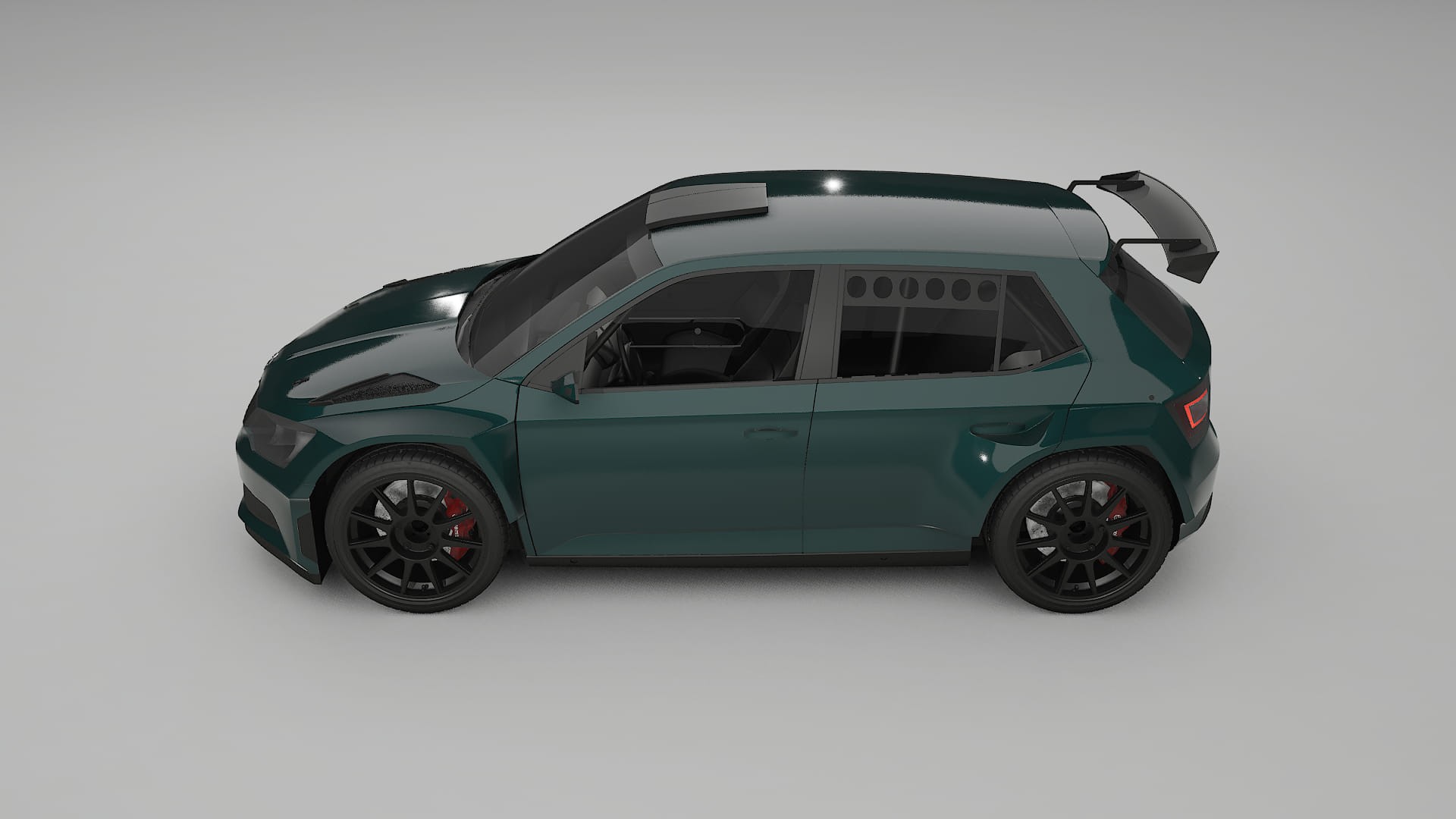Škoda Fabia R5 6V TPU Paint Protection Film | INFERNO Color Change PPF Full Pre-Cut Kit
