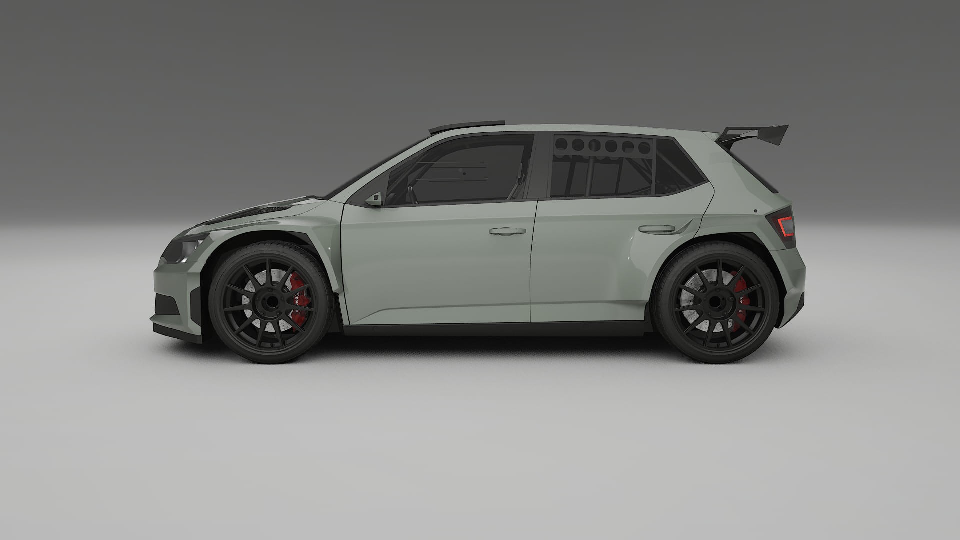 Škoda Fabia R5 6V TPU Paint Protection Film | SLATE Color Change PPF Full Pre-Cut Kit