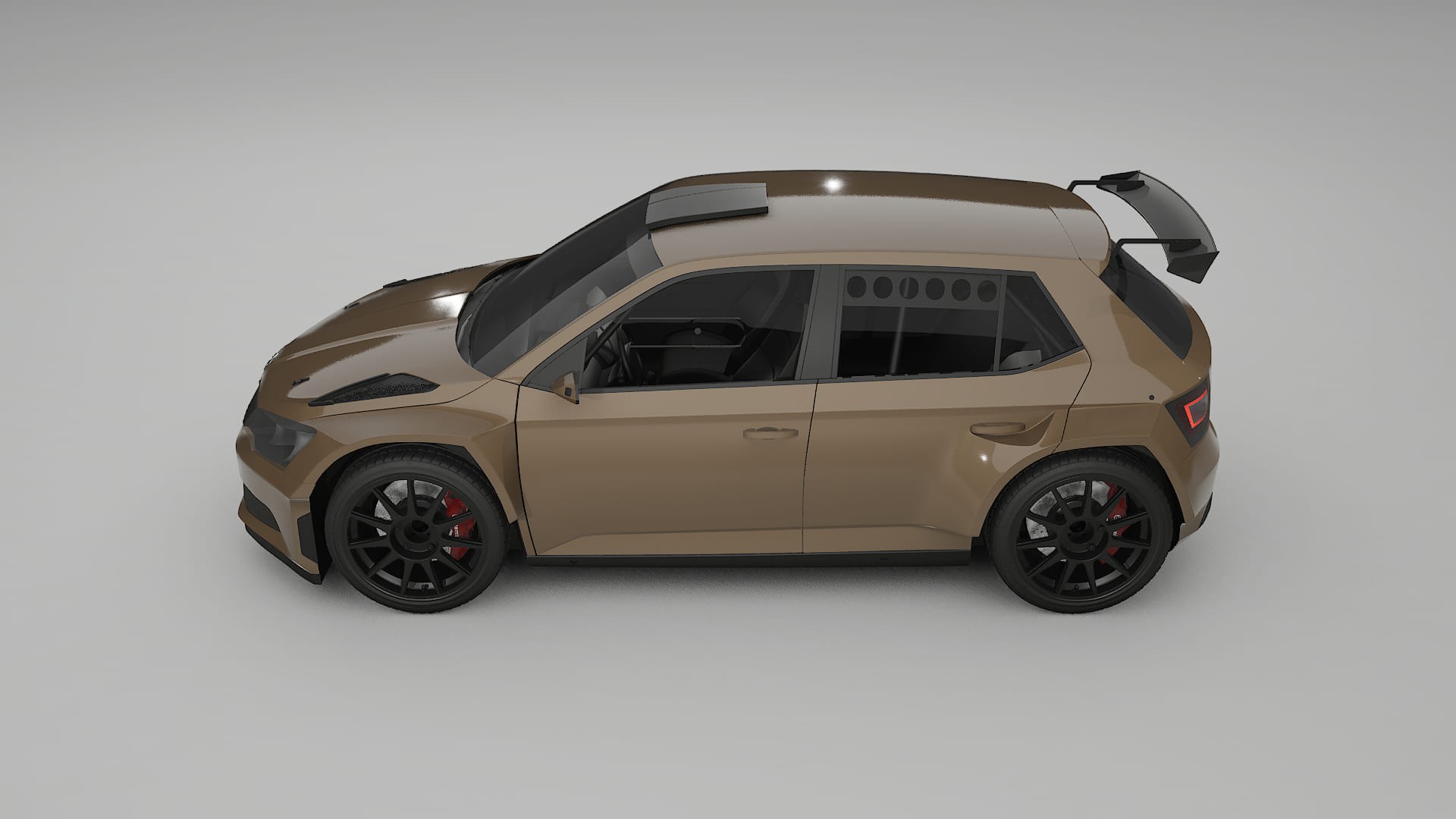 Škoda Fabia R5 6V TPU Paint Protection Film | SAHARA Color Change PPF Full Pre-Cut Kit