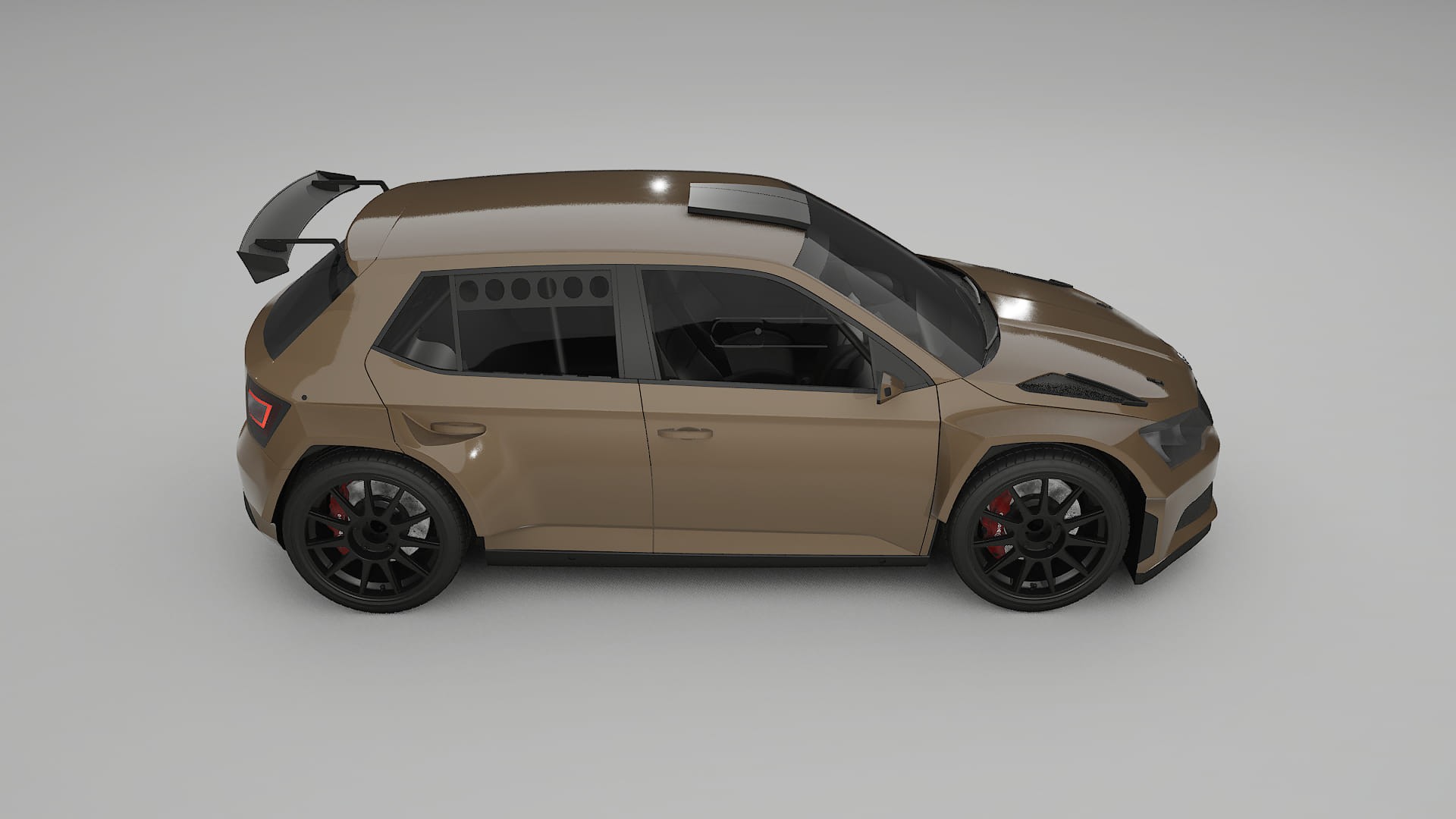 Škoda Fabia R5 6V TPU Paint Protection Film | SAHARA Color Change PPF Full Pre-Cut Kit