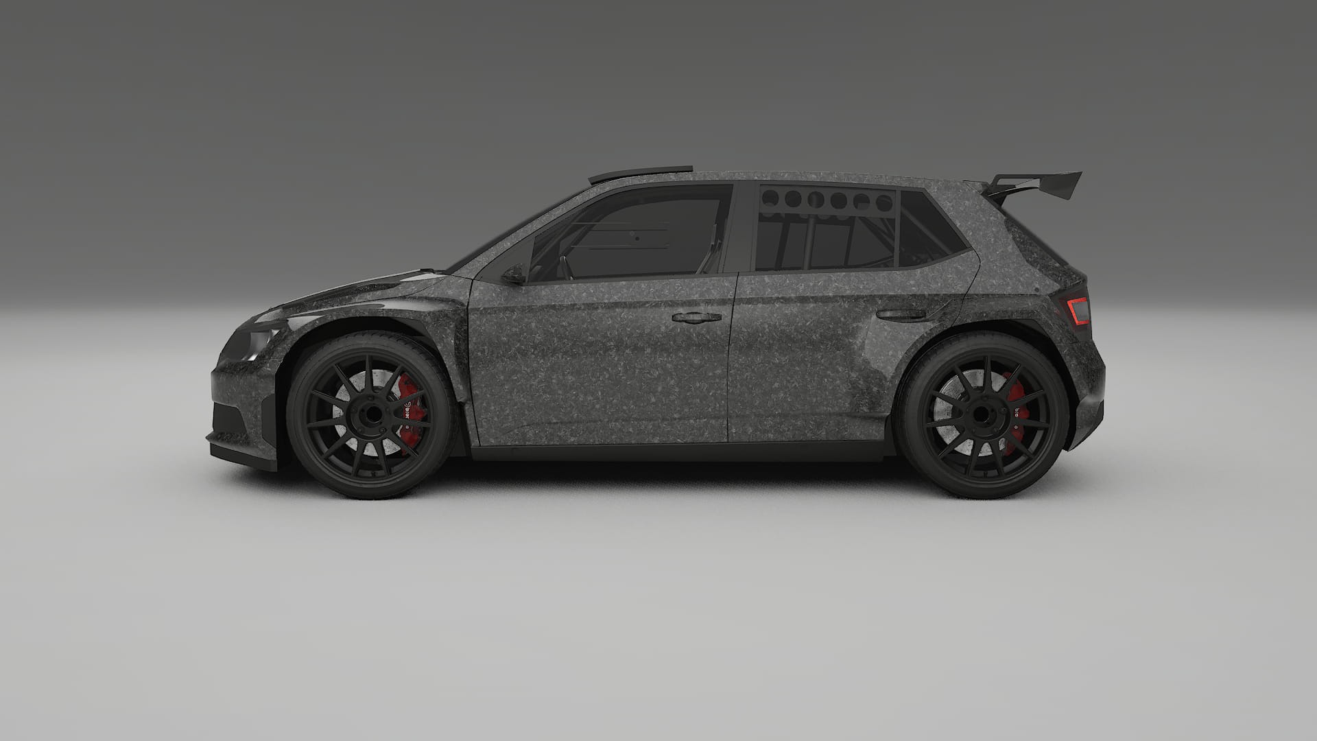 Škoda Fabia R5 6V TPU Paint Protection Film | FORGED S Color Change PPF Full Pre-Cut Kit