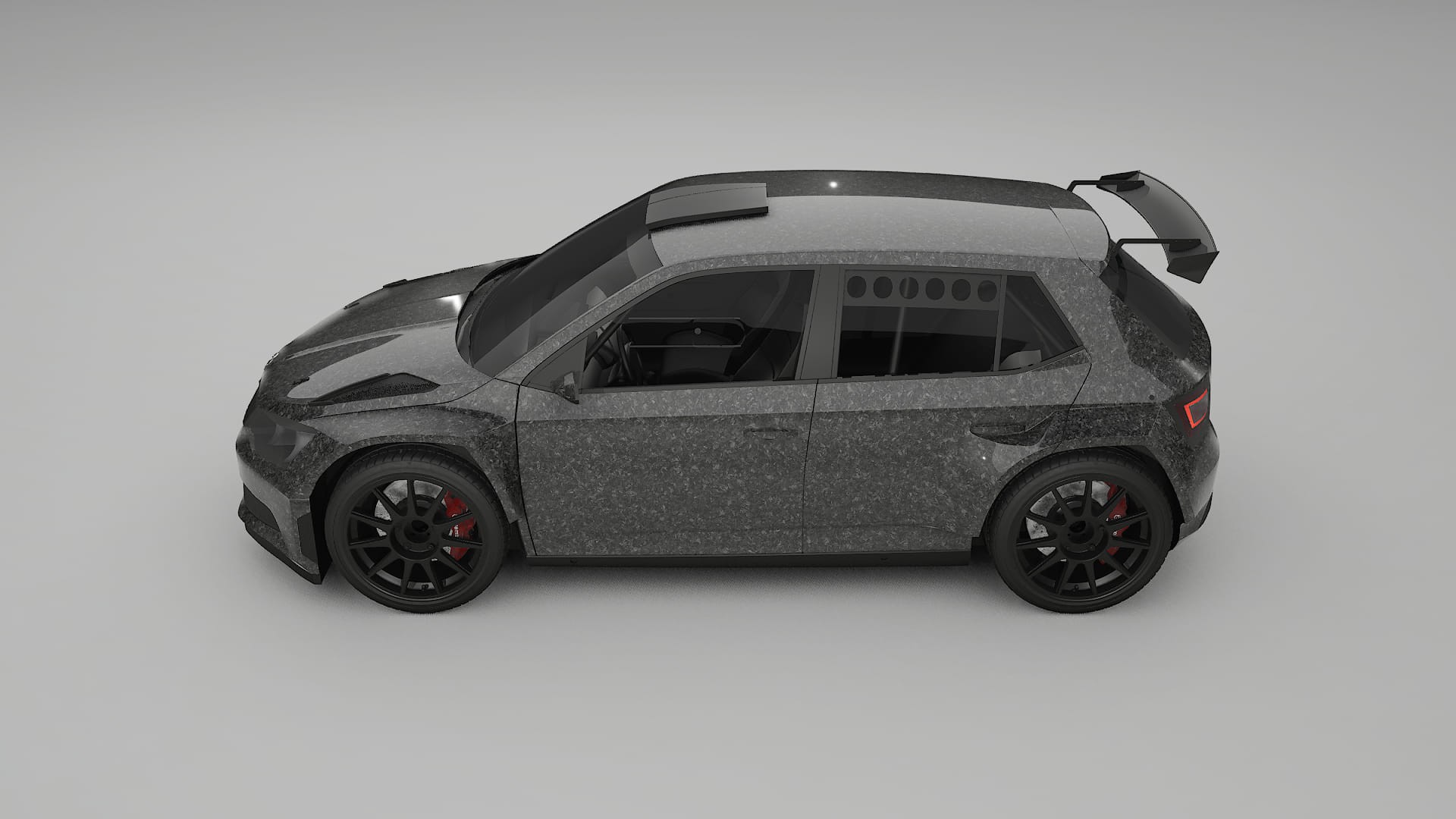 Škoda Fabia R5 6V TPU Paint Protection Film | FORGED S Color Change PPF Full Pre-Cut Kit