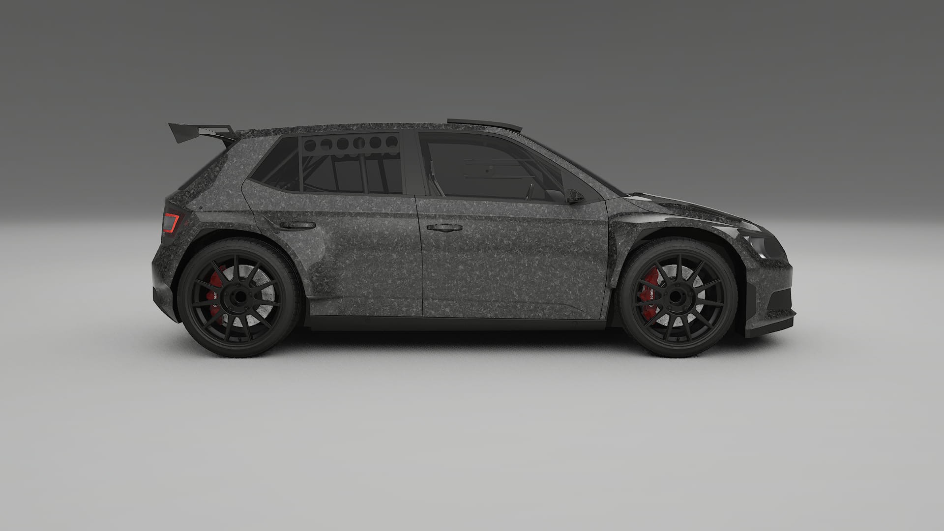 Škoda Fabia R5 6V TPU Paint Protection Film | FORGED S Color Change PPF Full Pre-Cut Kit