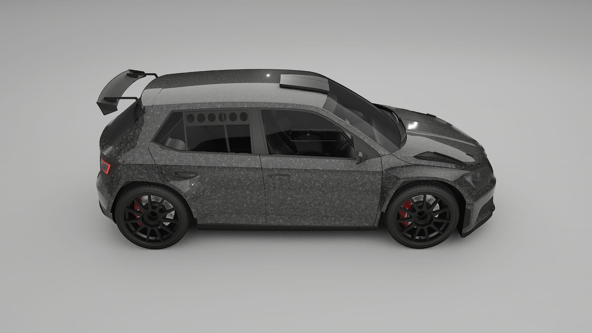 Škoda Fabia R5 6V TPU Paint Protection Film | FORGED S Color Change PPF Full Pre-Cut Kit