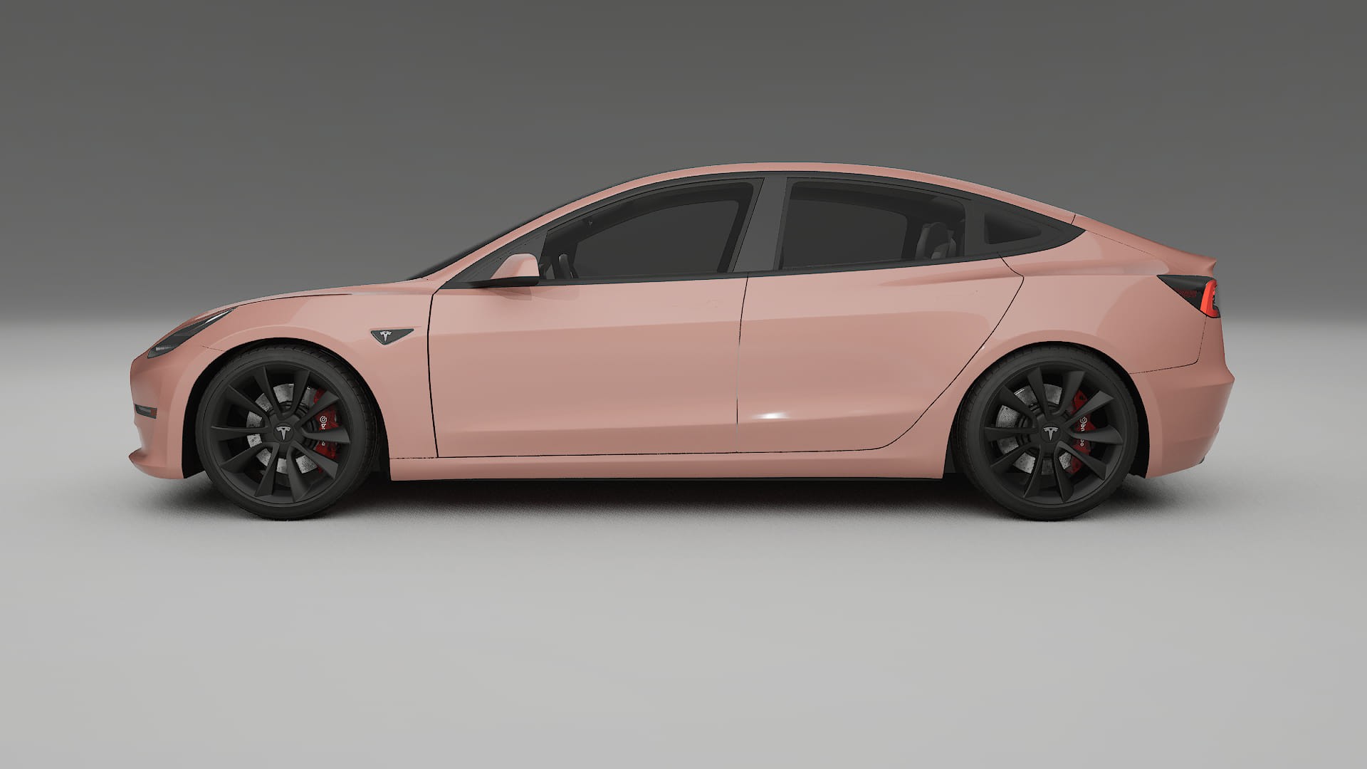 Tesla Model3 TPU Paint Protection Film | BLUSH Color Change PPF Full Pre-Cut Kit