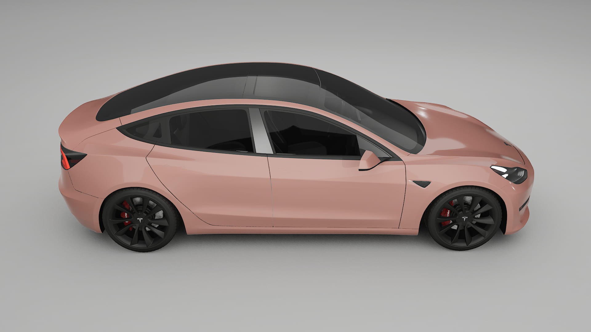 Tesla Model3 TPU Paint Protection Film | BLUSH Color Change PPF Full Pre-Cut Kit