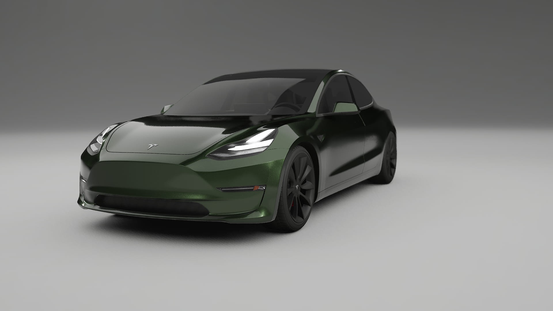 Tesla Model3 TPU Paint Protection Film | LAGOON Color Change PPF Full Pre-Cut Kit
