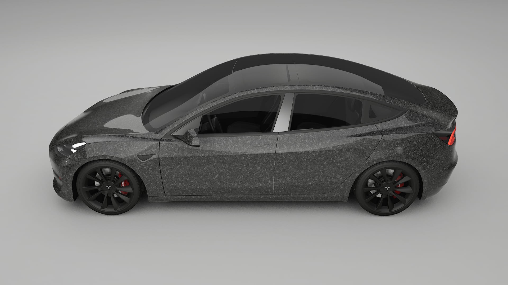 Tesla Model3 TPU Paint Protection Film | FORGED S Color Change PPF Full Pre-Cut Kit