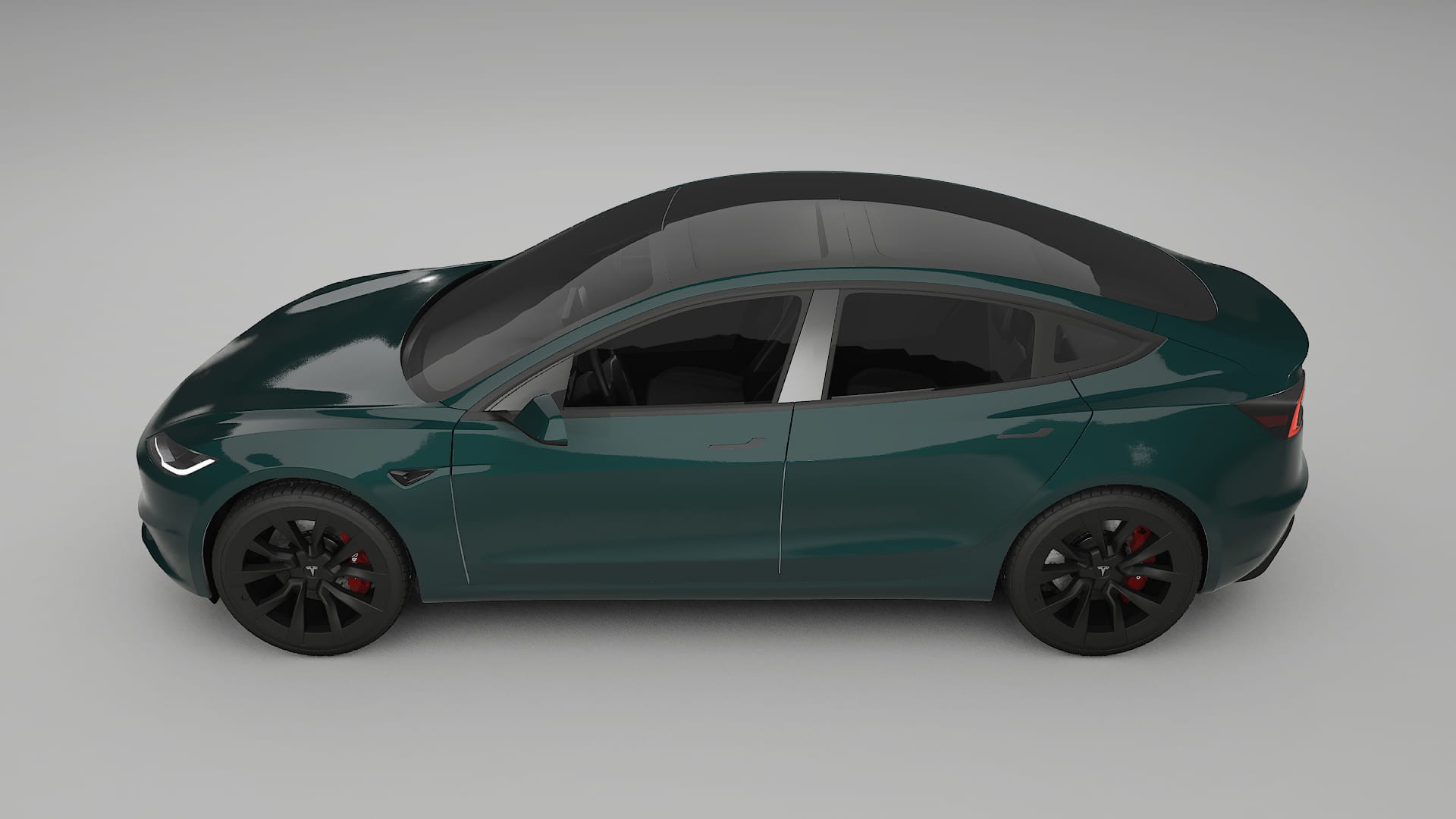 Tesla Model3 Highland TPU Paint Protection Film | INFERNO Color Change PPF Full Pre-Cut Kit