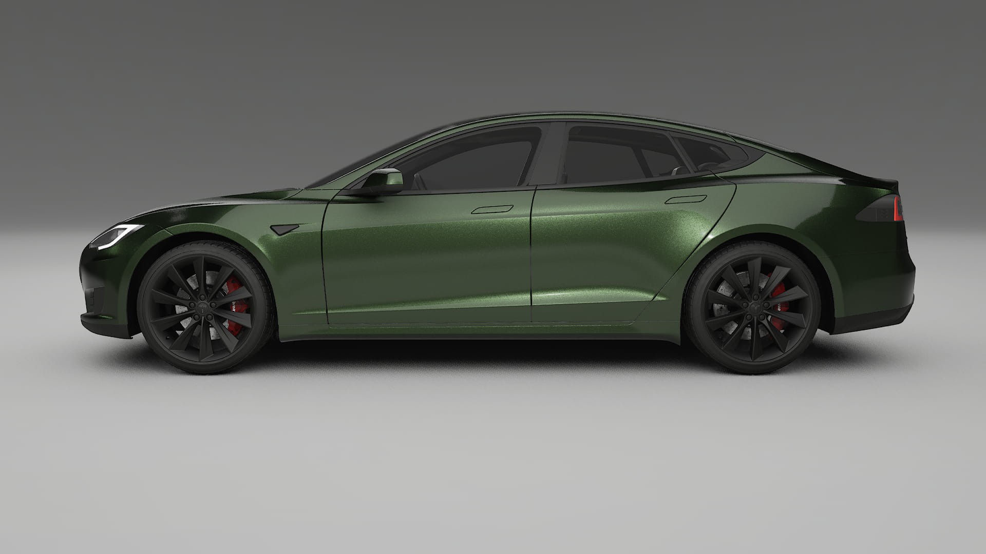 Tesla Model-S TPU Paint Protection Film | LAGOON Color Change PPF Full Pre-Cut Kit