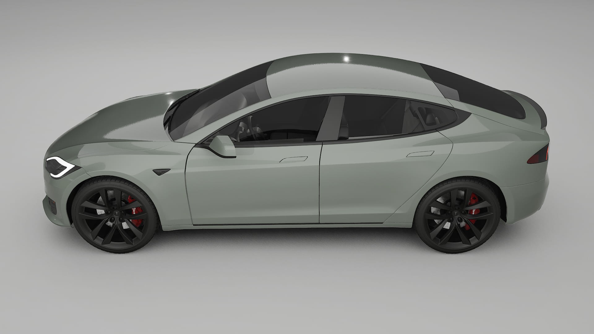 Tesla Model-S Refresh TPU Paint Protection Film | SLATE Color Change PPF Full Pre-Cut Kit