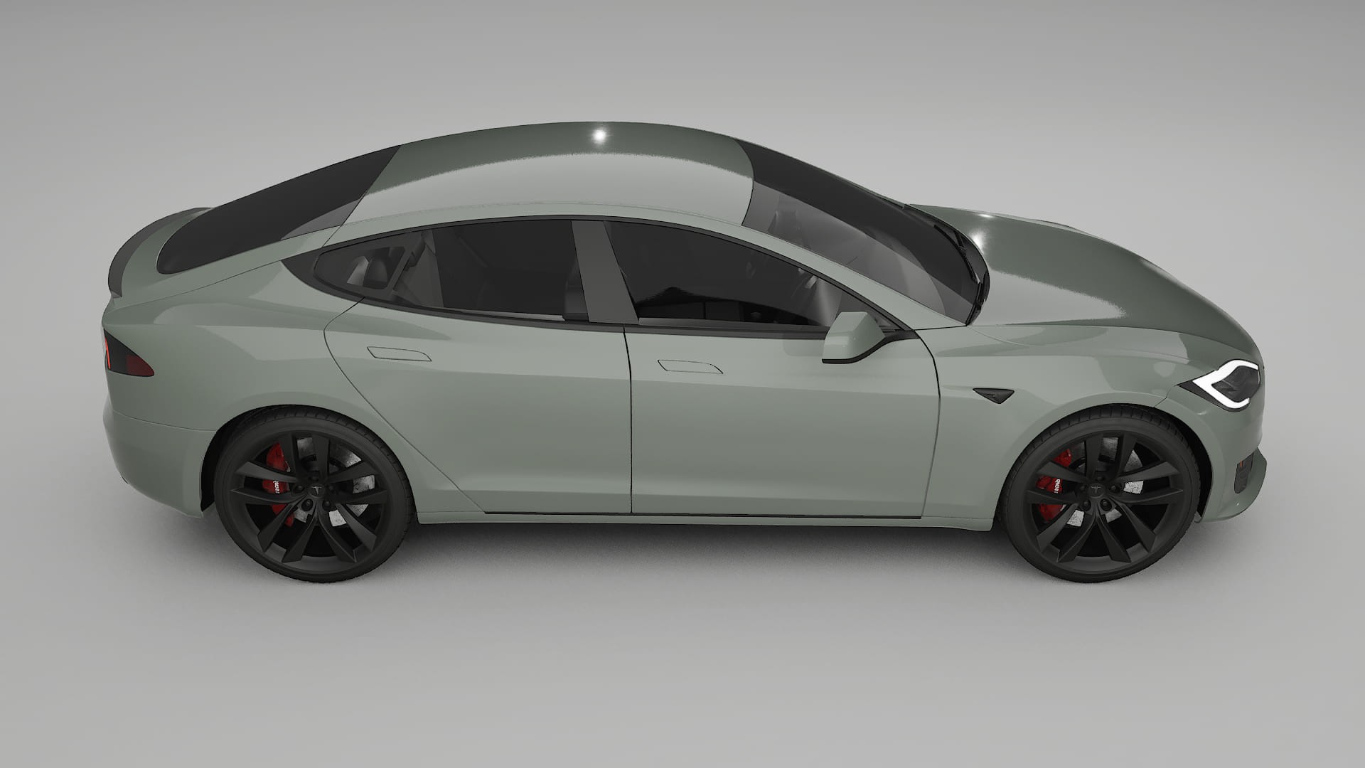 Tesla Model-S Refresh TPU Paint Protection Film | SLATE Color Change PPF Full Pre-Cut Kit