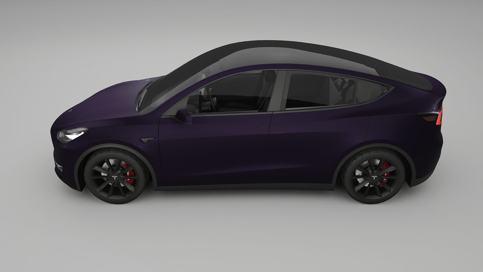 Tesla Model-Y TPU Paint Protection Film | VIOLET Color Change PPF Full Pre-Cut Kit