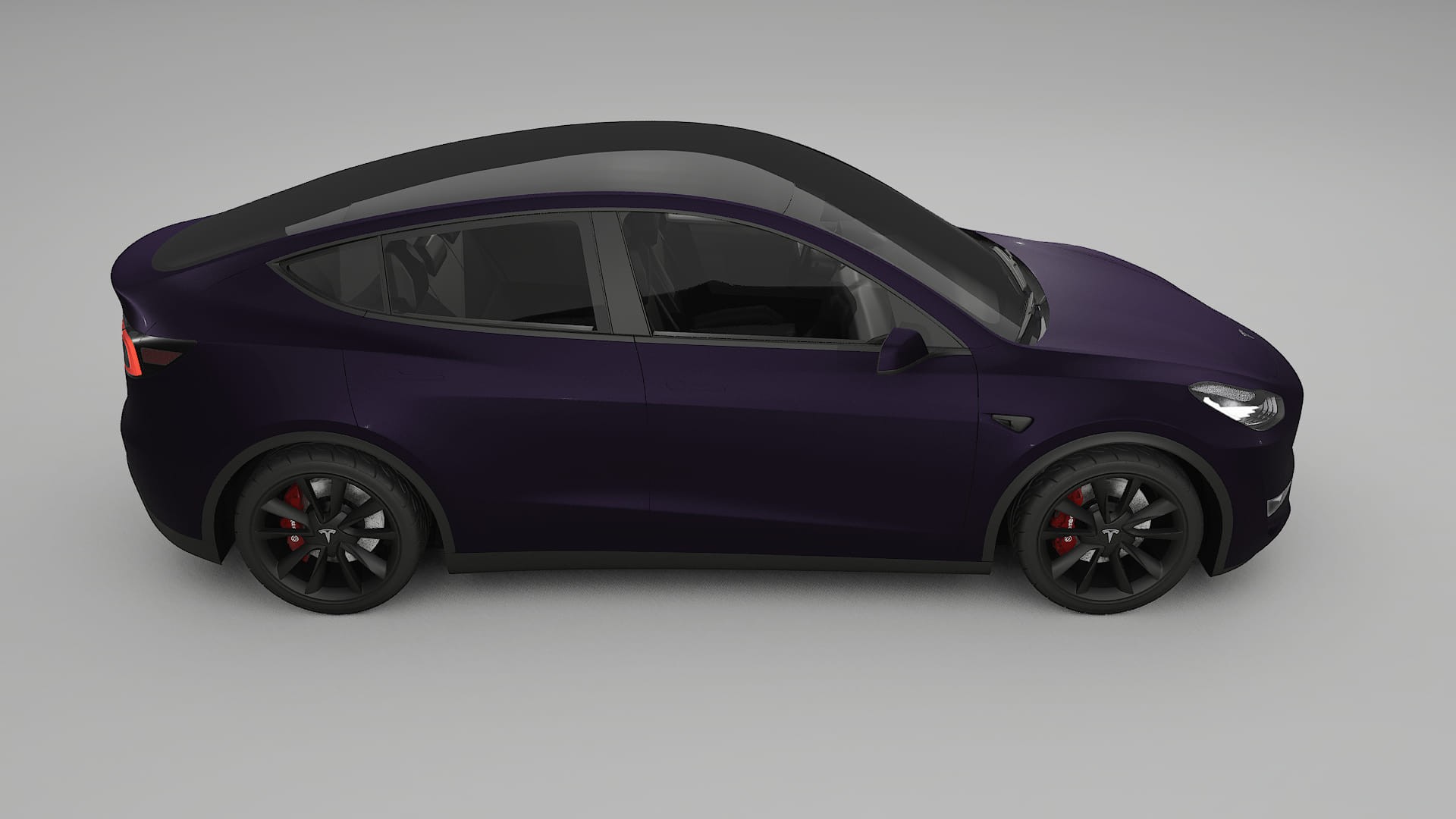 Tesla Model-Y TPU Paint Protection Film | VIOLET Color Change PPF Full Pre-Cut Kit