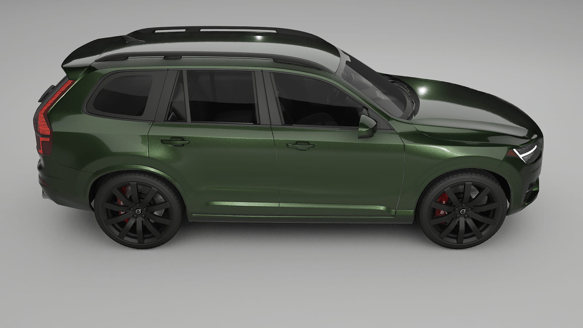 Volvo XC90 SPA TPU Paint Protection Film | LAGOON Color Change PPF Full Pre-Cut Kit