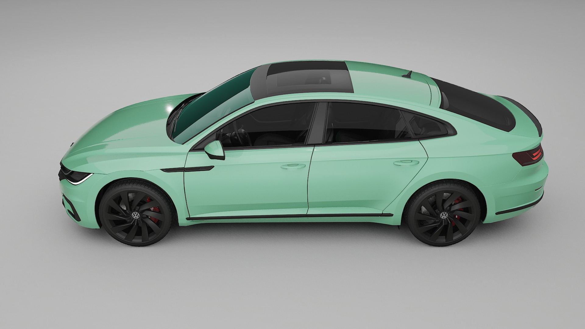VW Arteon R 3H prefacelift pre-LCI TPU Paint Protection Film | DUSTY Color Change PPF Full Pre-Cut Kit
