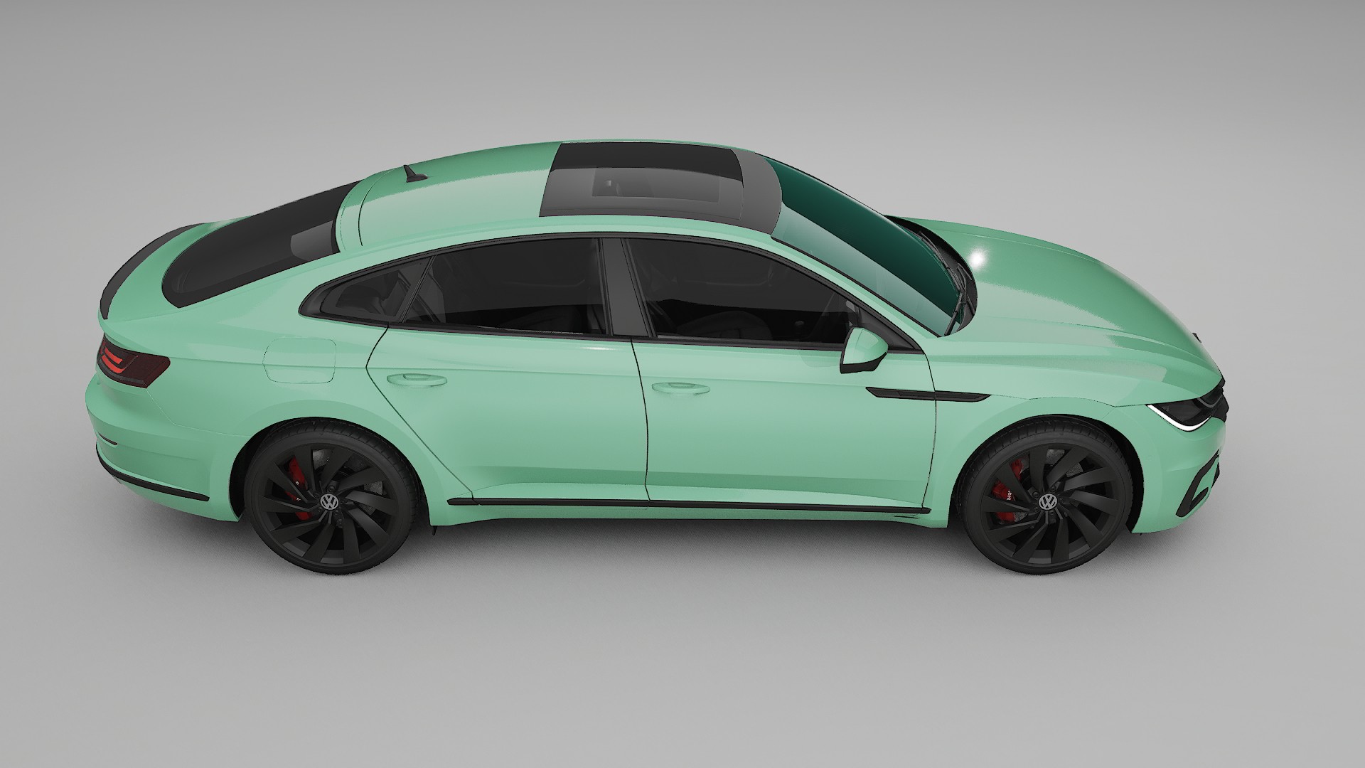 VW Arteon R 3H prefacelift pre-LCI TPU Paint Protection Film | DUSTY Color Change PPF Full Pre-Cut Kit
