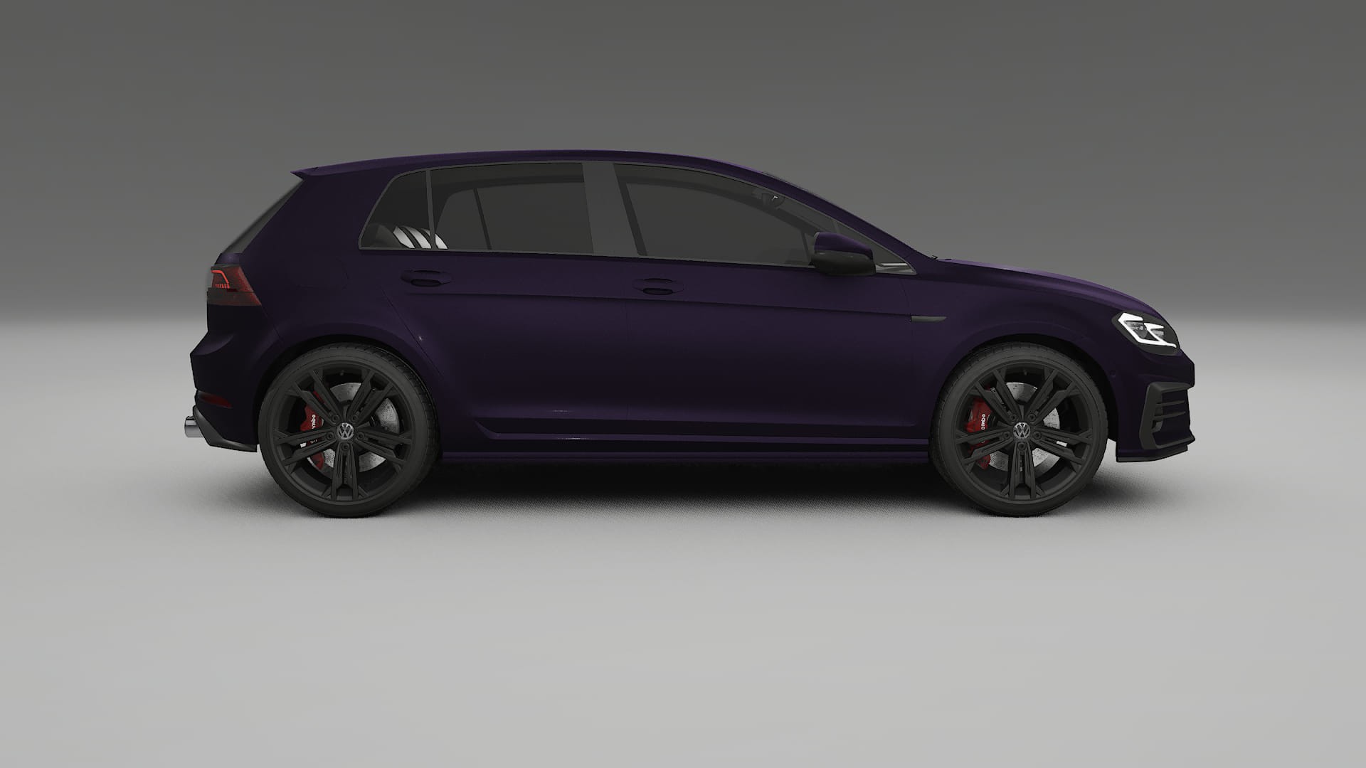 VW Golf Mk7 TPU Paint Protection Film | VIOLET Color Change PPF Full Pre-Cut Kit