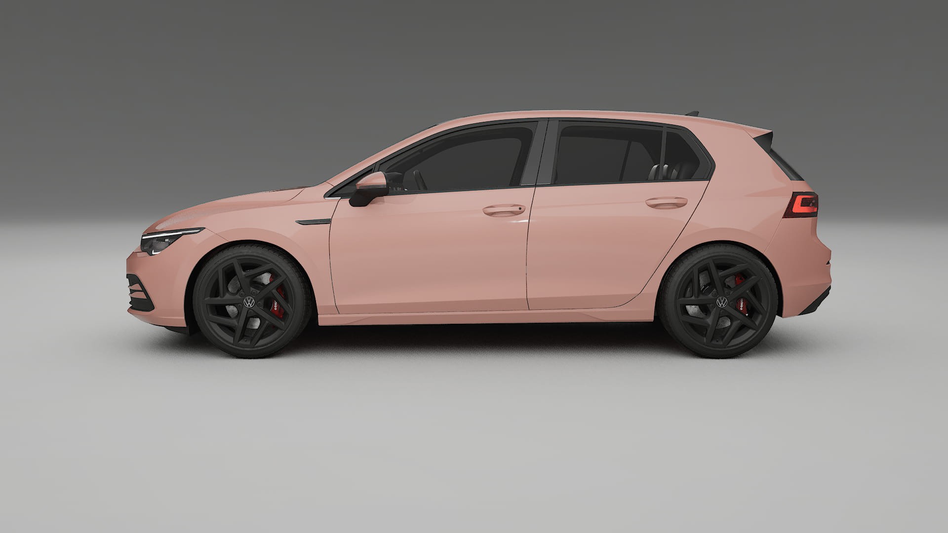 VW Golf Mk8 TPU Paint Protection Film | BLUSH Color Change PPF Full Pre-Cut Kit