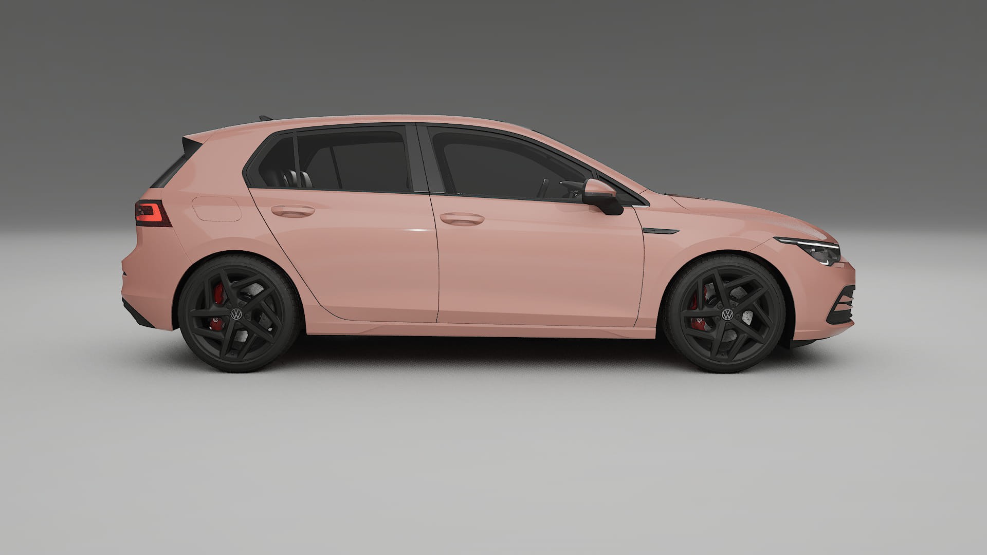 VW Golf Mk8 TPU Paint Protection Film | BLUSH Color Change PPF Full Pre-Cut Kit
