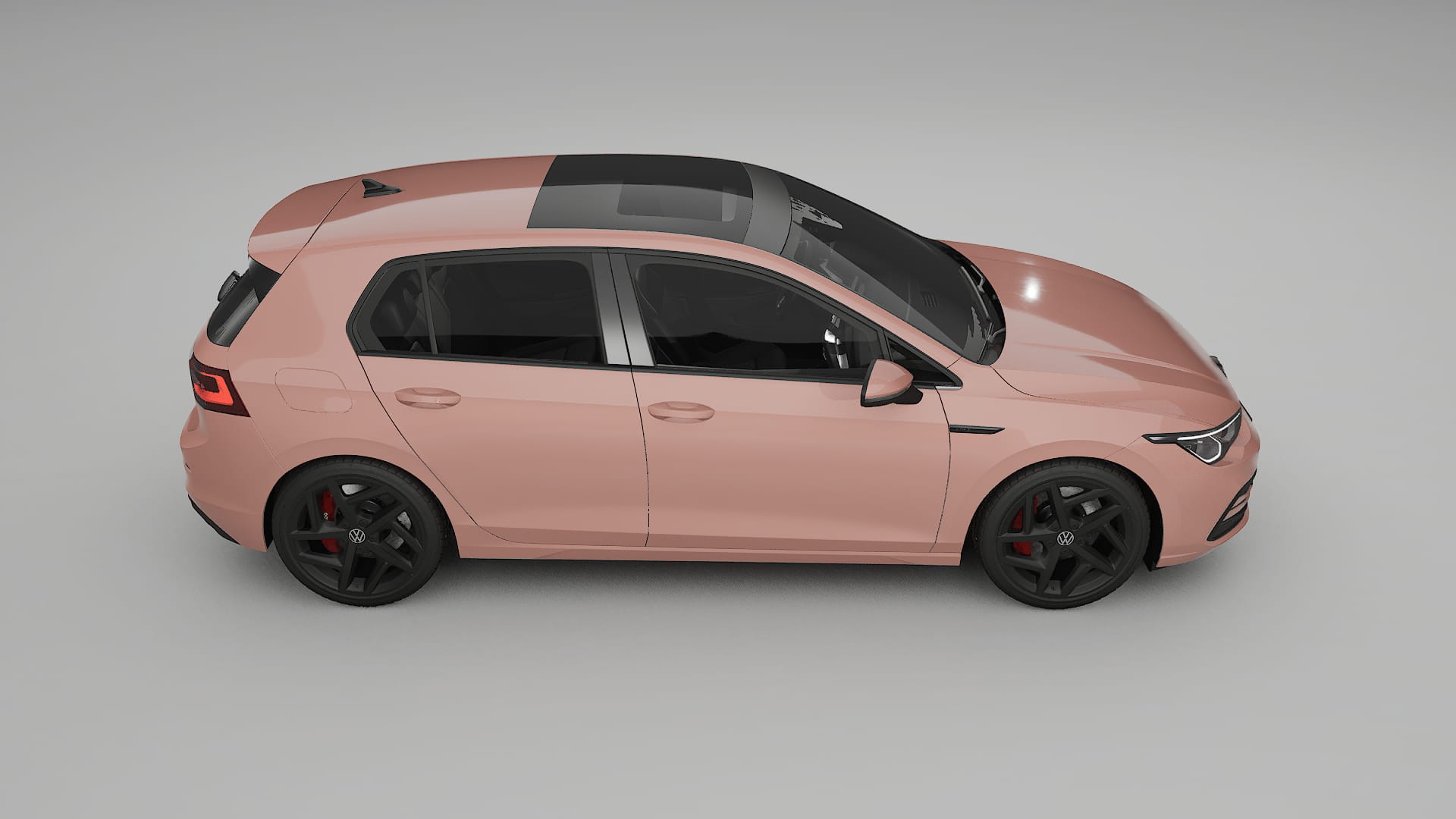VW Golf Mk8 TPU Paint Protection Film | BLUSH Color Change PPF Full Pre-Cut Kit