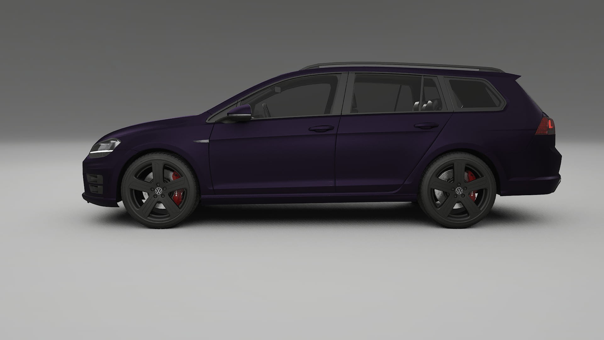 VW Golf Variant Mk7 TPU Paint Protection Film | VIOLET Color Change PPF Full Pre-Cut Kit