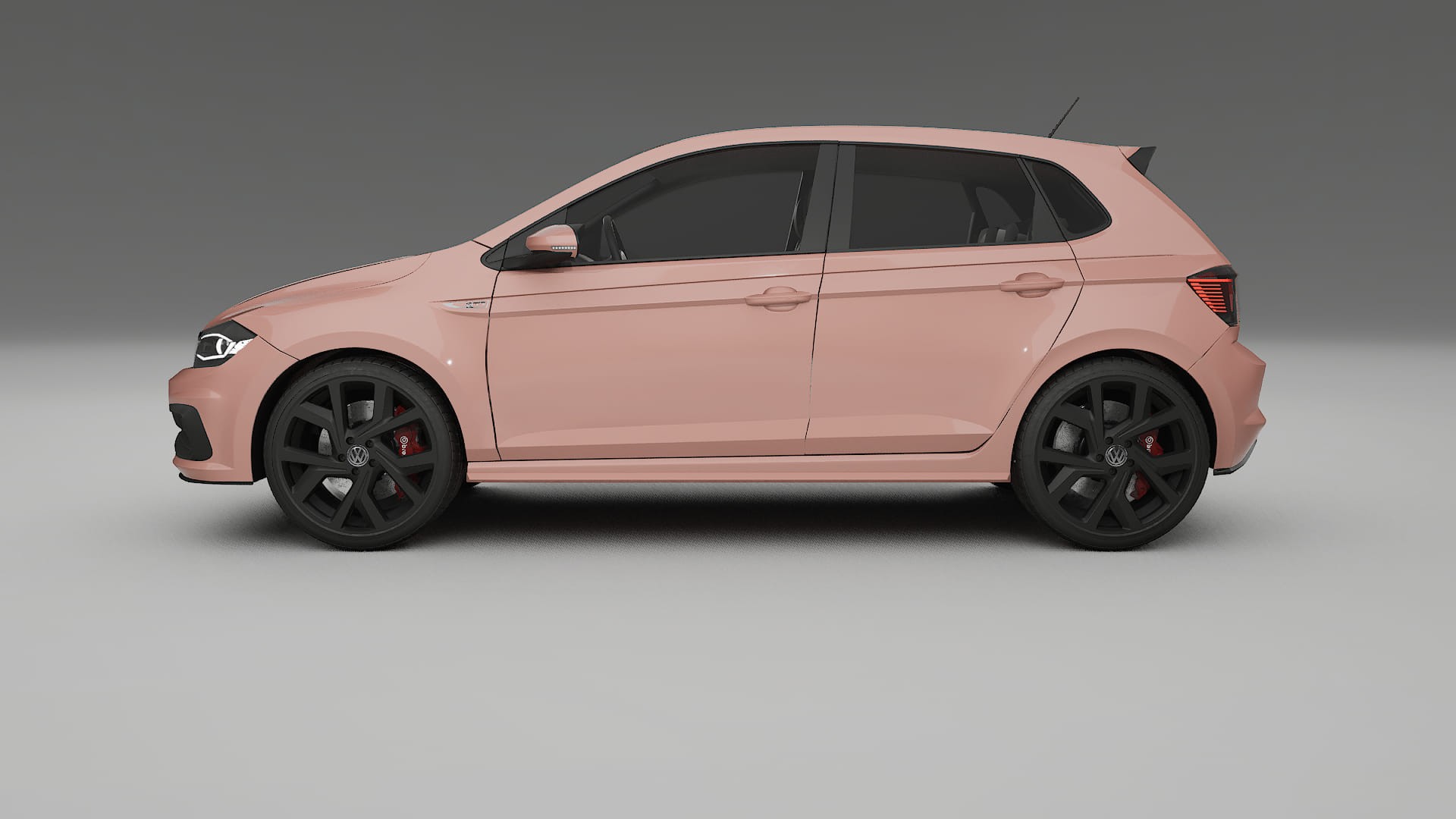 VW Polo GTI VI TPU Paint Protection Film | BLUSH Color Change PPF Full Pre-Cut Kit