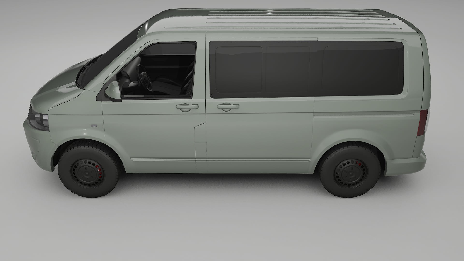 VW Transporter T5 Caravelle TPU Paint Protection Film | SLATE Color Change PPF Full Pre-Cut Kit