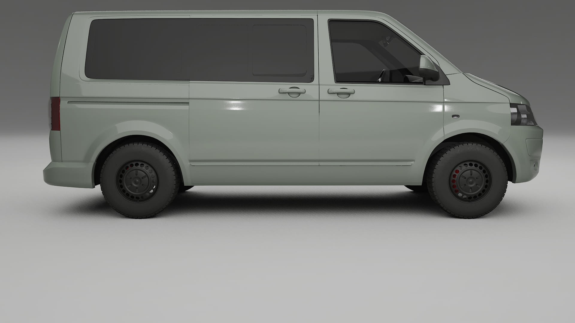 VW Transporter T5 Caravelle TPU Paint Protection Film | SLATE Color Change PPF Full Pre-Cut Kit