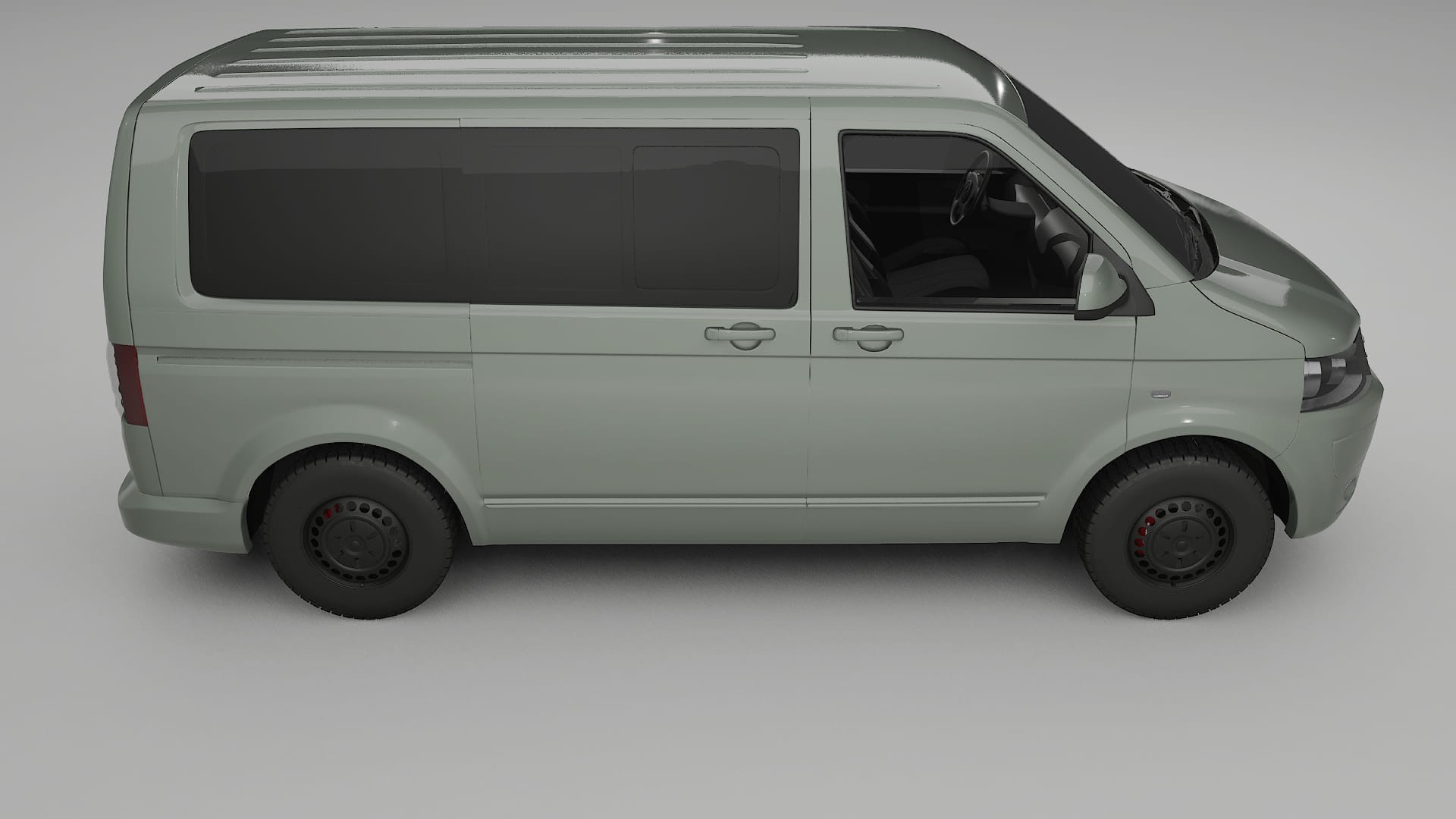 VW Transporter T5 Caravelle TPU Paint Protection Film | SLATE Color Change PPF Full Pre-Cut Kit