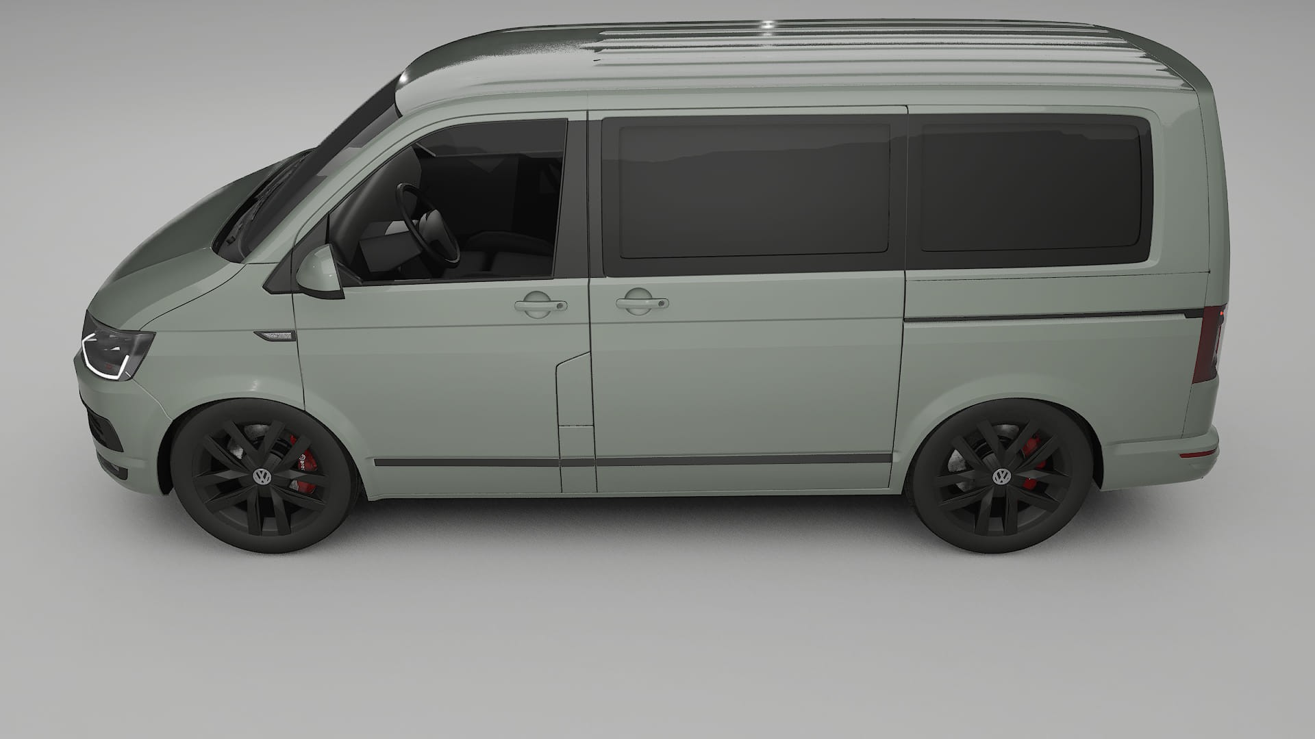VW Transporter T6 Multivan TPU Paint Protection Film | SLATE Color Change PPF Full Pre-Cut Kit