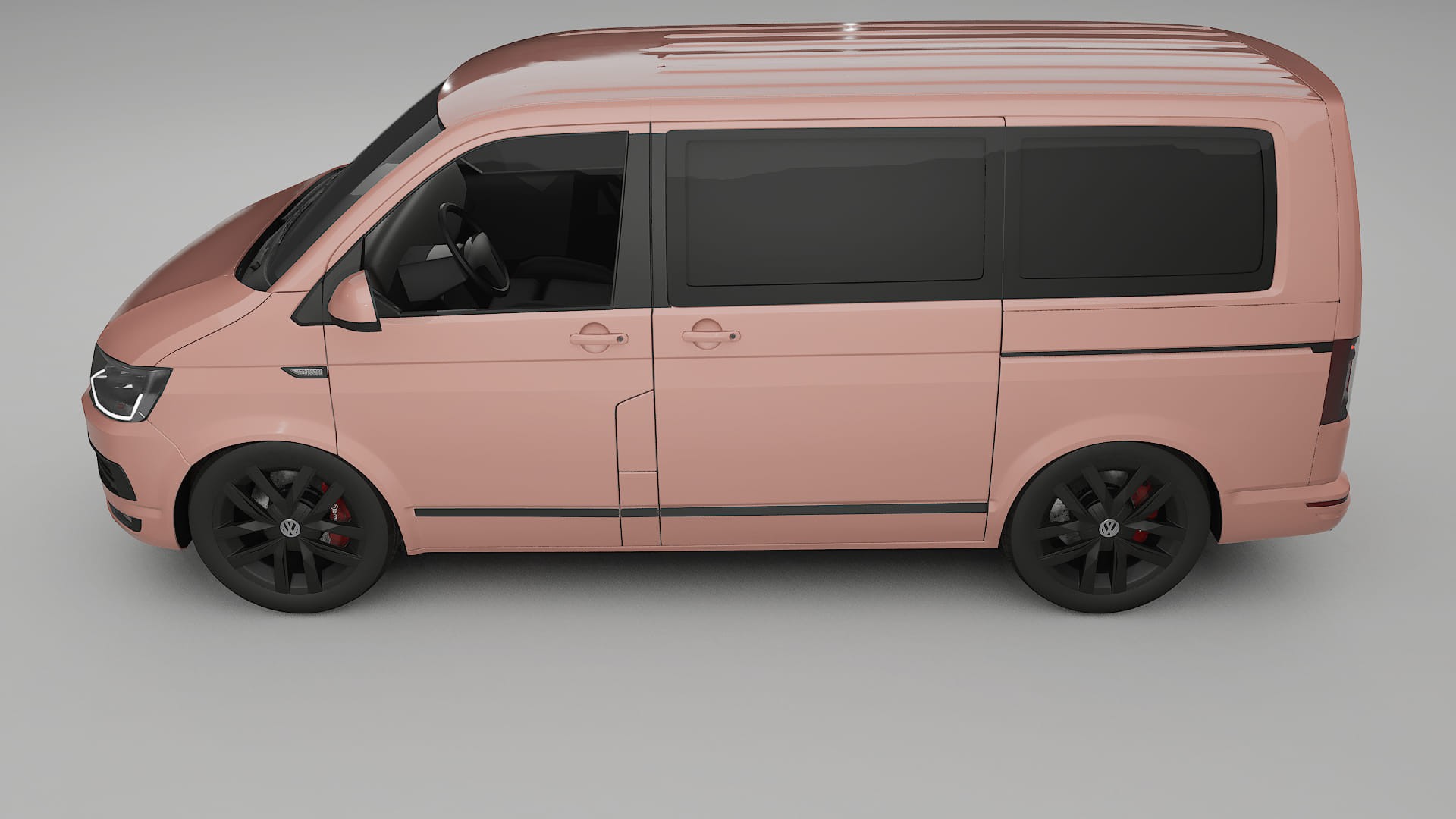 VW Transporter T6 Multivan TPU Paint Protection Film | BLUSH Color Change PPF Full Pre-Cut Kit
