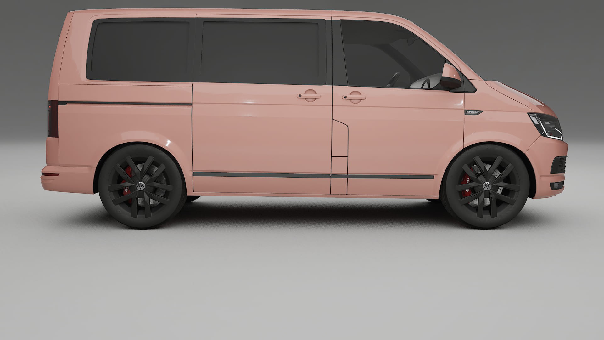 VW Transporter T6 Multivan TPU Paint Protection Film | BLUSH Color Change PPF Full Pre-Cut Kit